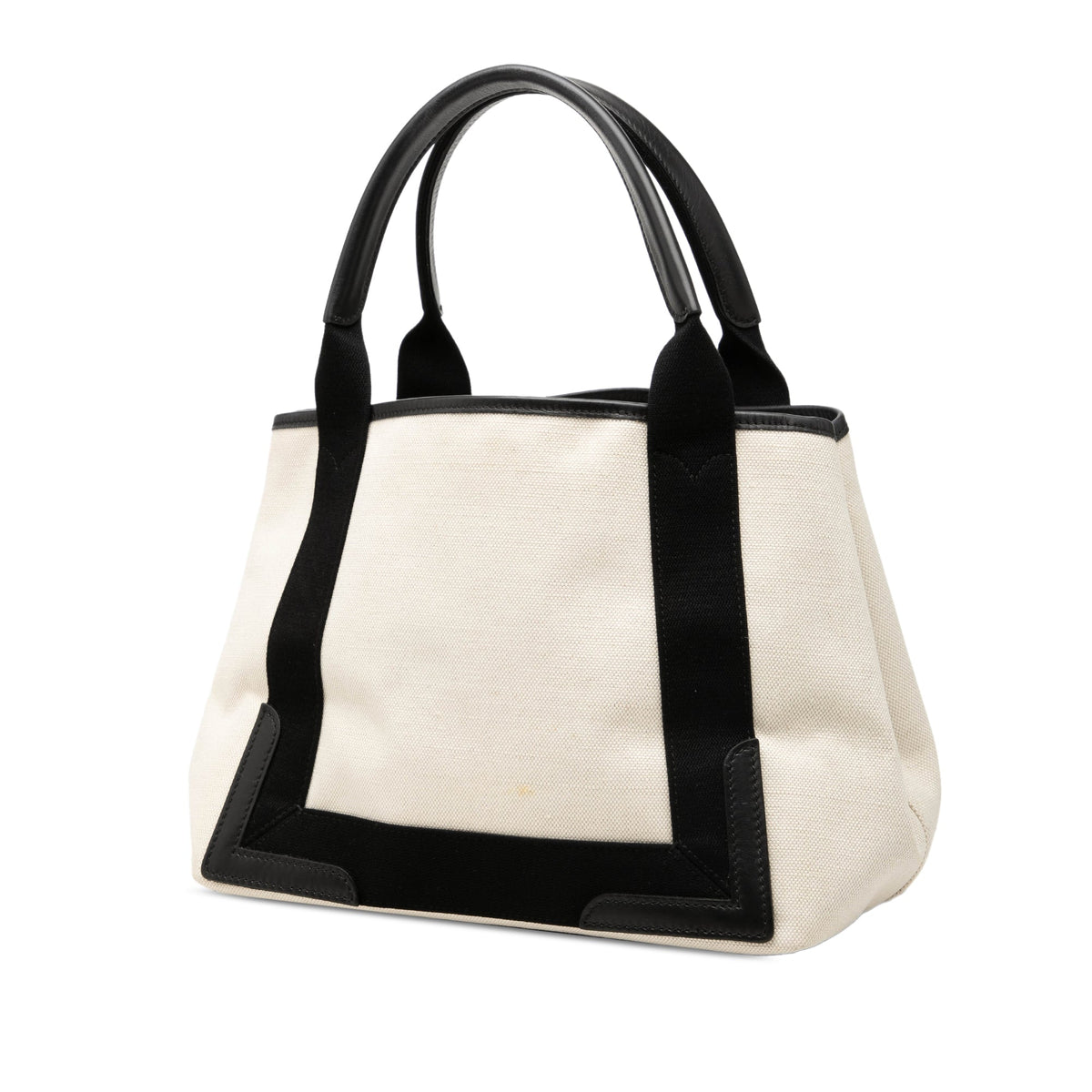 Balenciaga Canvas Navy Cabas Tote S