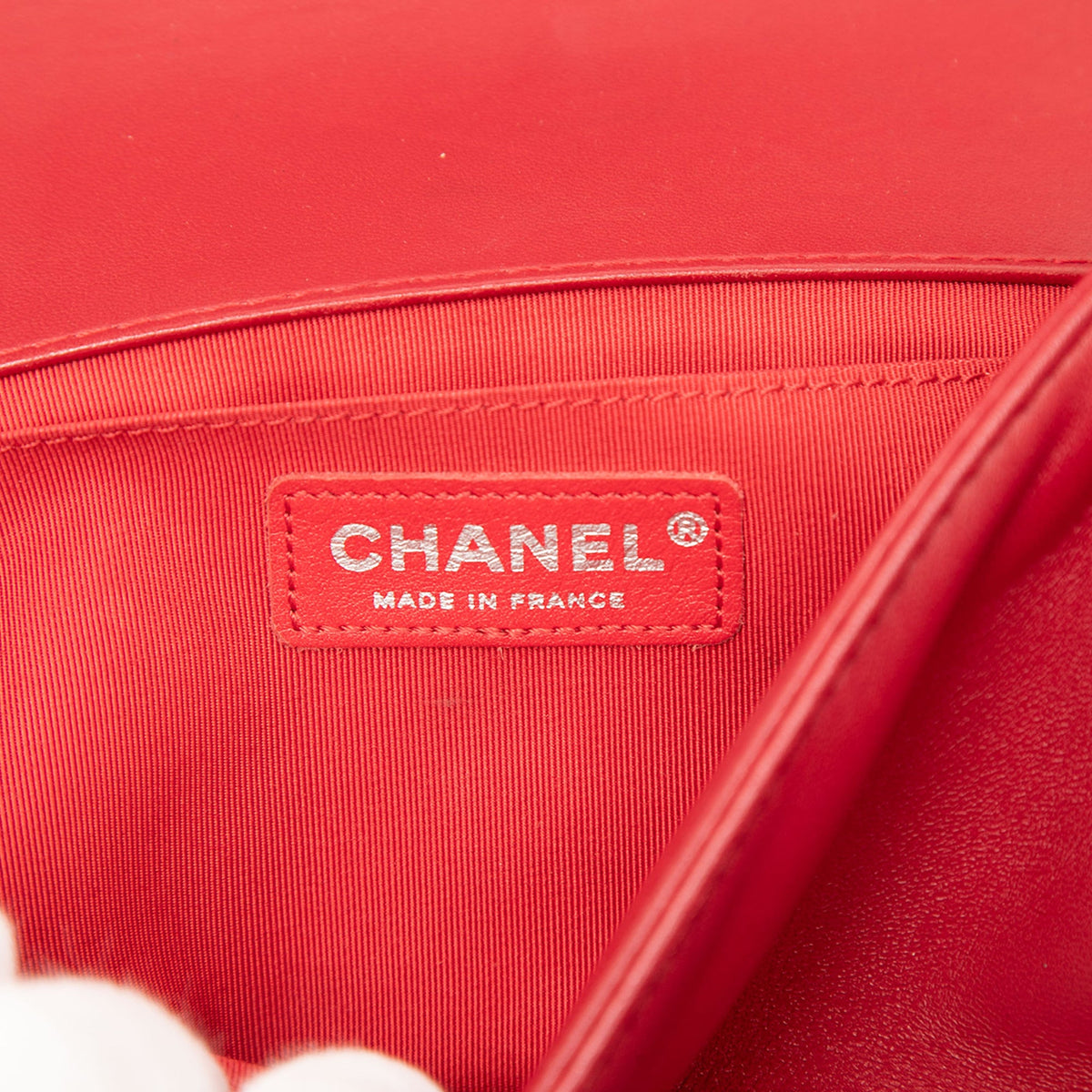 Chanel Old Medium Bicolor Quilted Lambskin Boy Flap
