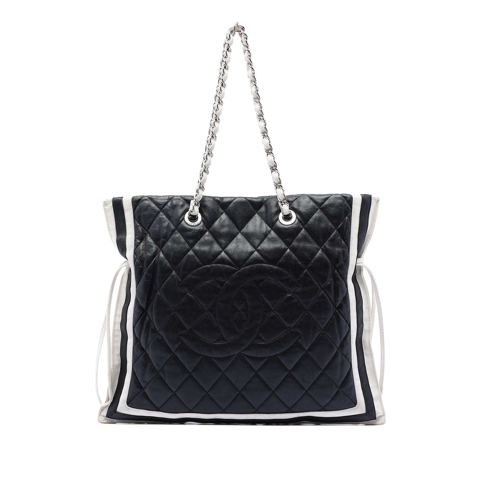 Chanel Paris Venice Quilted Lambskin Lido Tote