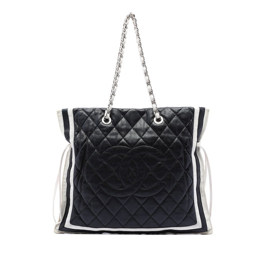 Chanel Paris Venice Quilted Lambskin Lido Tote
