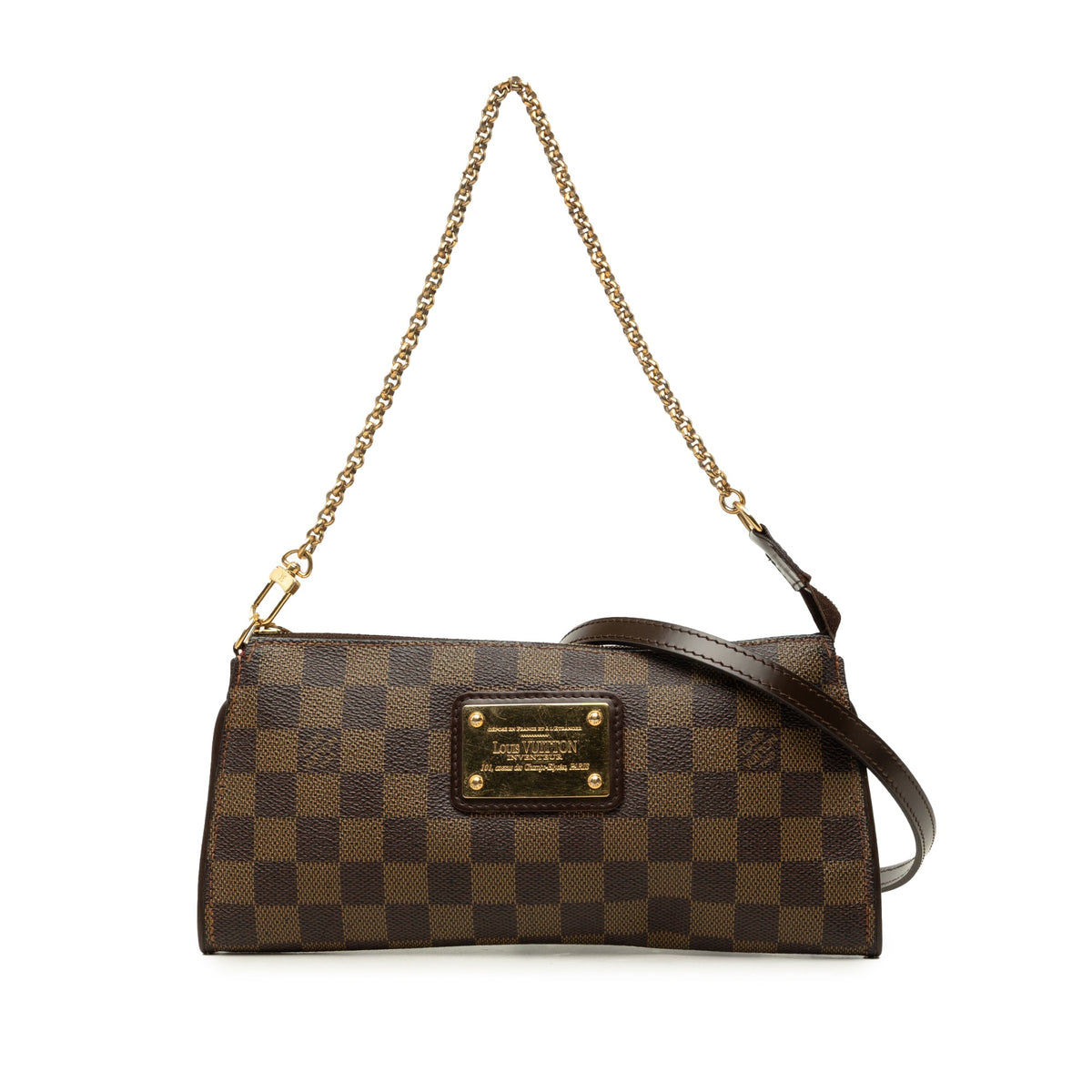 Louis Vuitton Damier Ebene Eva — Brown