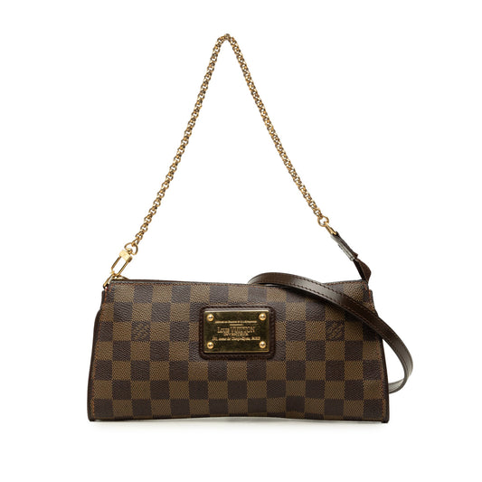 Louis Vuitton Damier Ebene Eva — Brown