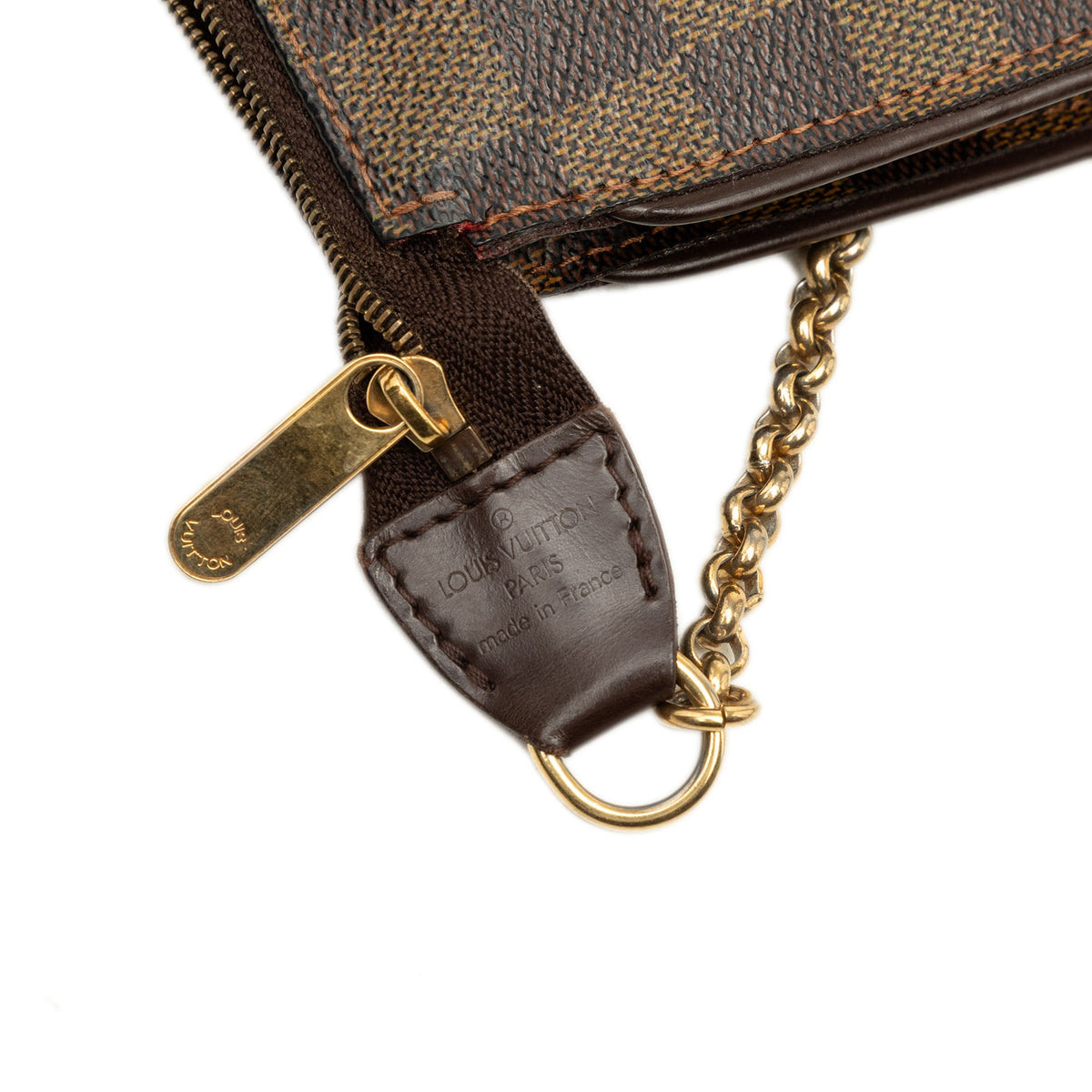 Louis Vuitton Damier Ebene Eva — Brown