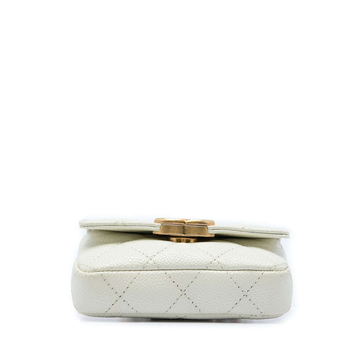 Chanel Quilted Caviar Melody Chain Belt Bag
