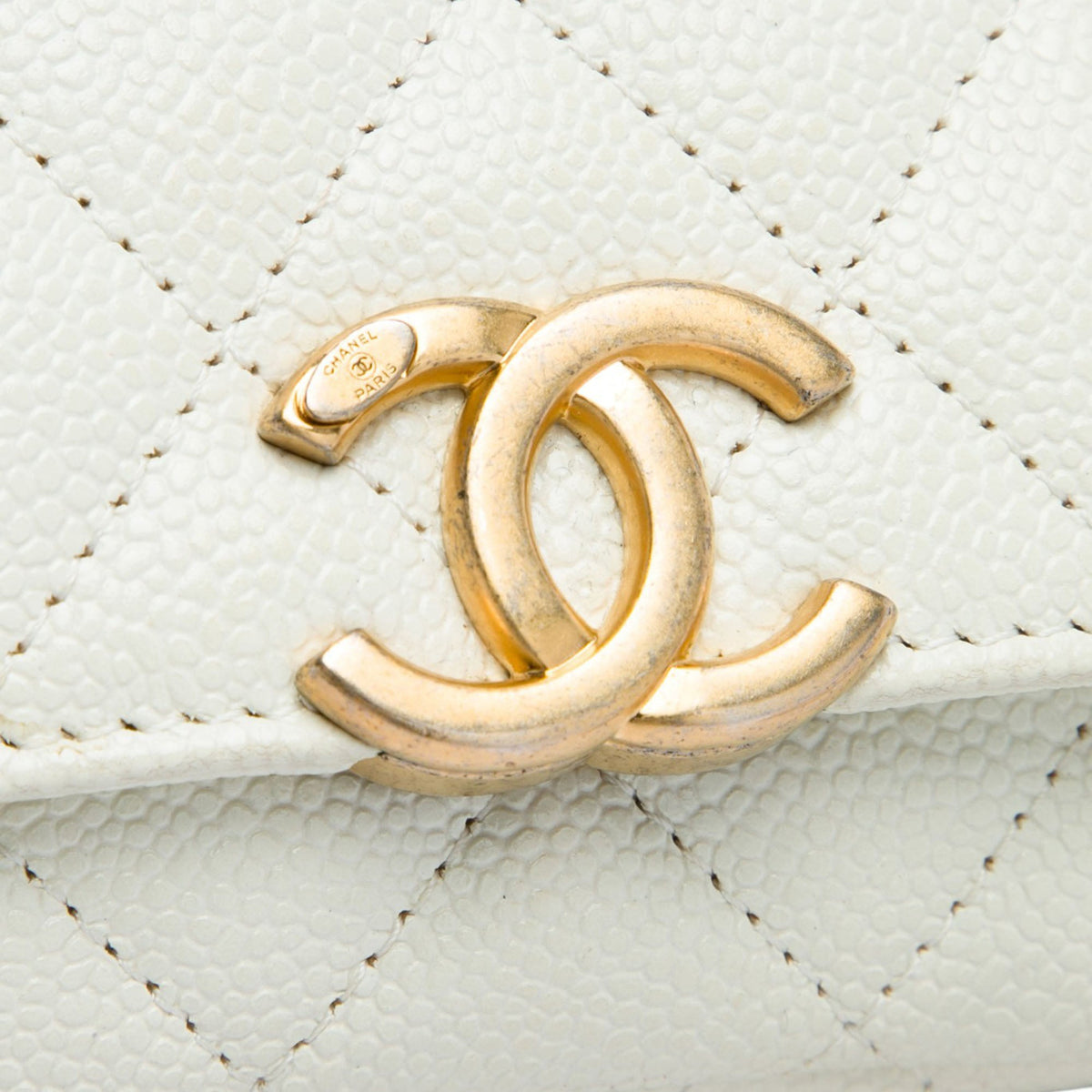 Chanel Quilted Caviar Melody Chain Belt Bag