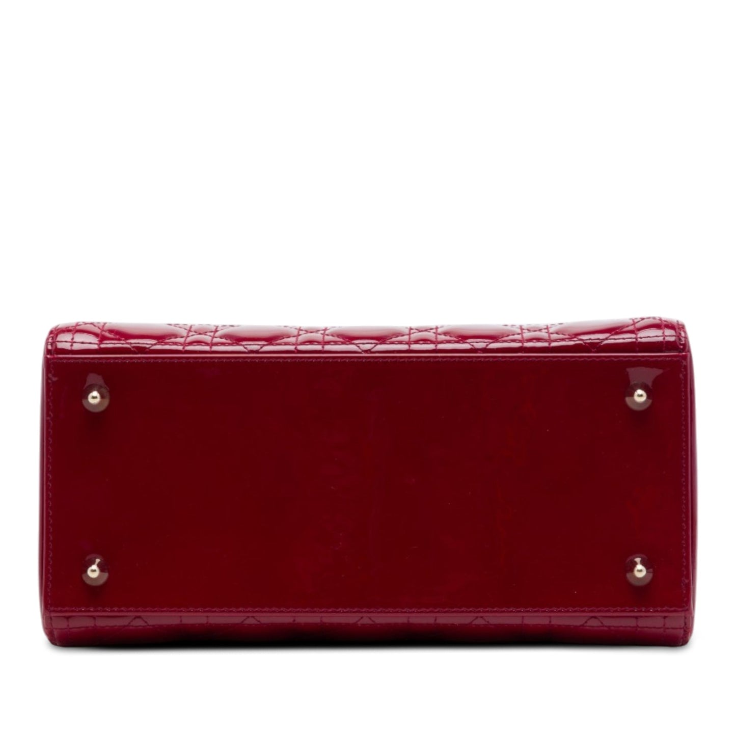 Dior Medium Patent Cannage Lady Dior