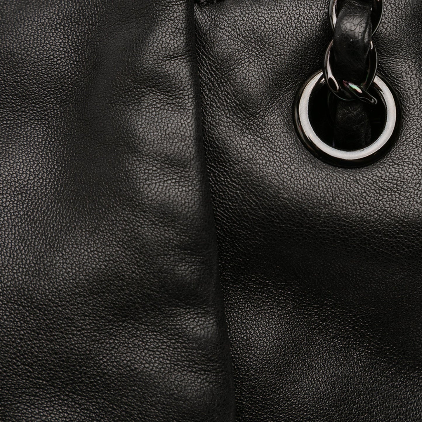 Chanel Lambskin Studded CC Accordion Flap