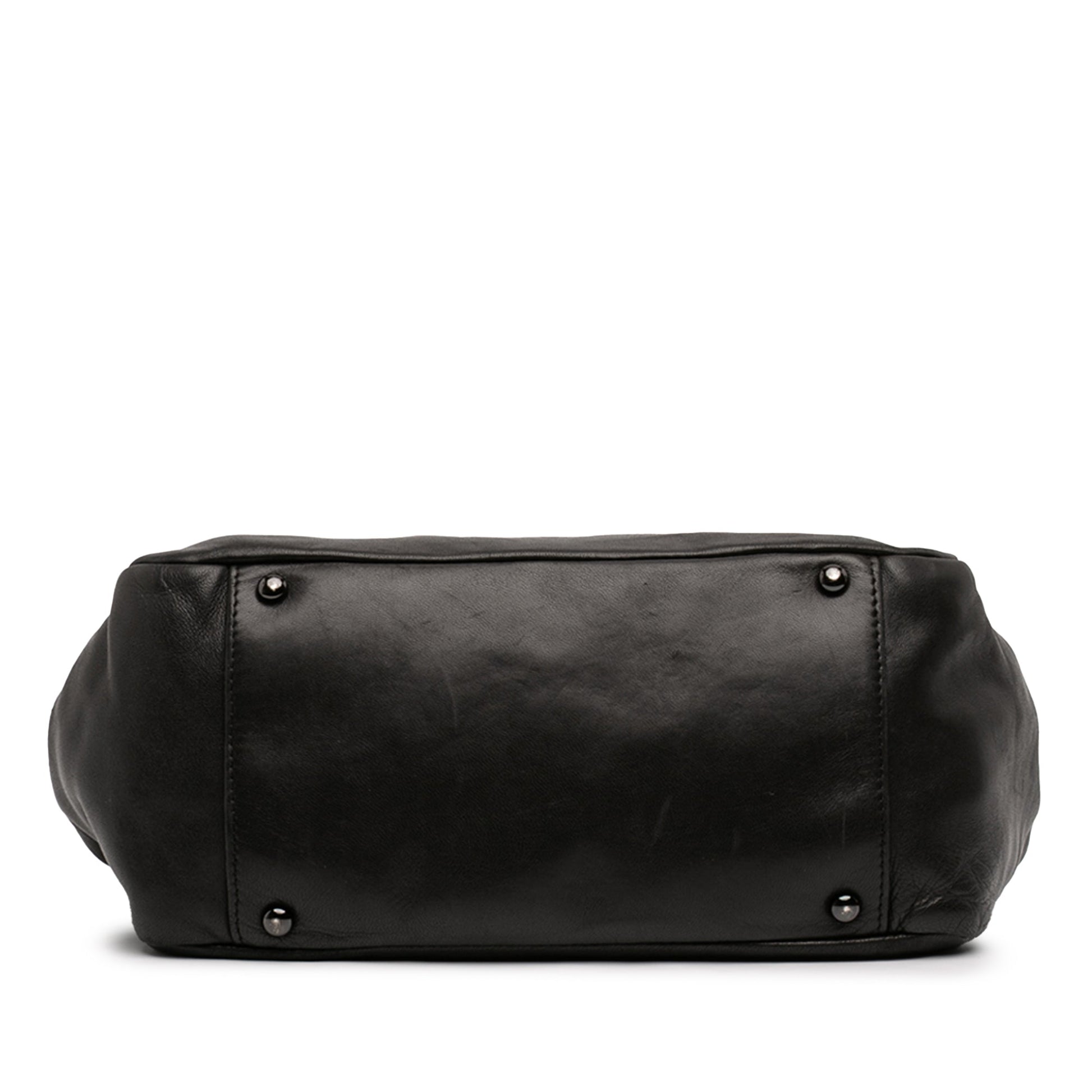 Chanel Lambskin Studded CC Accordion Flap