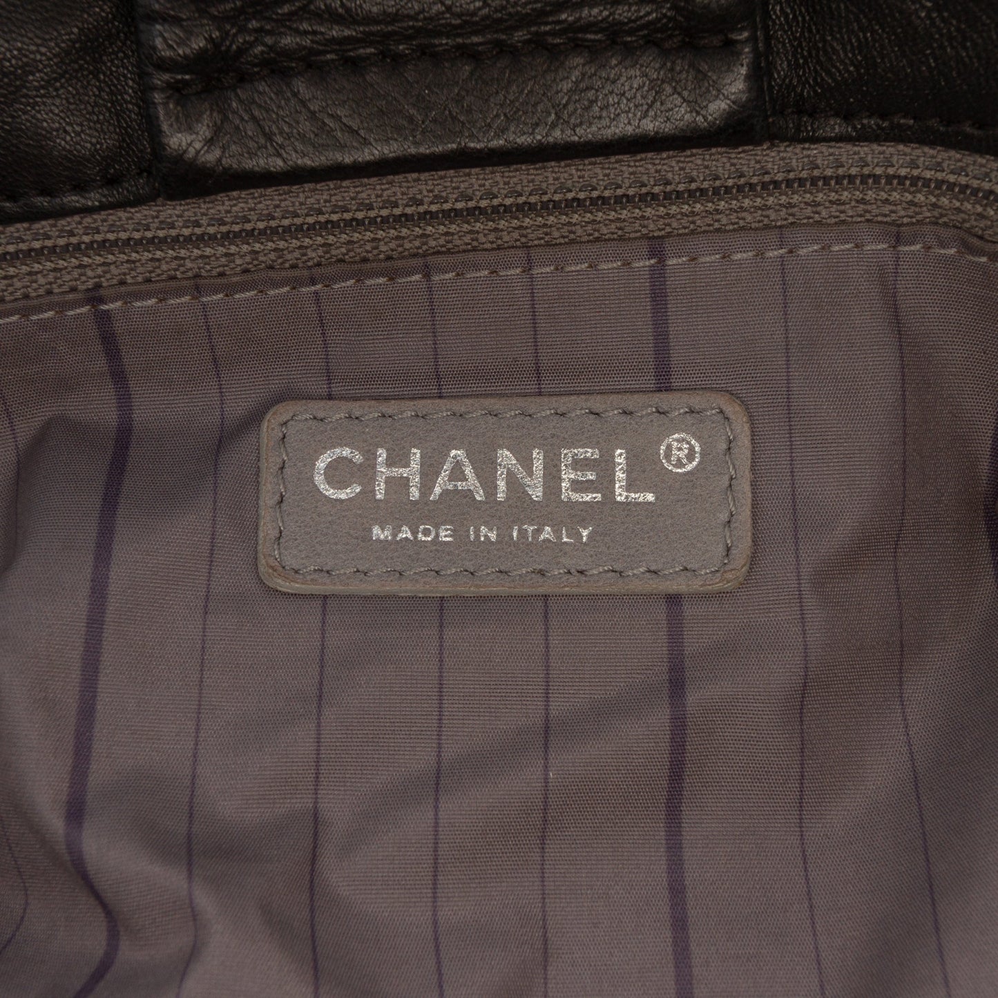 Chanel Lambskin Studded CC Accordion Flap