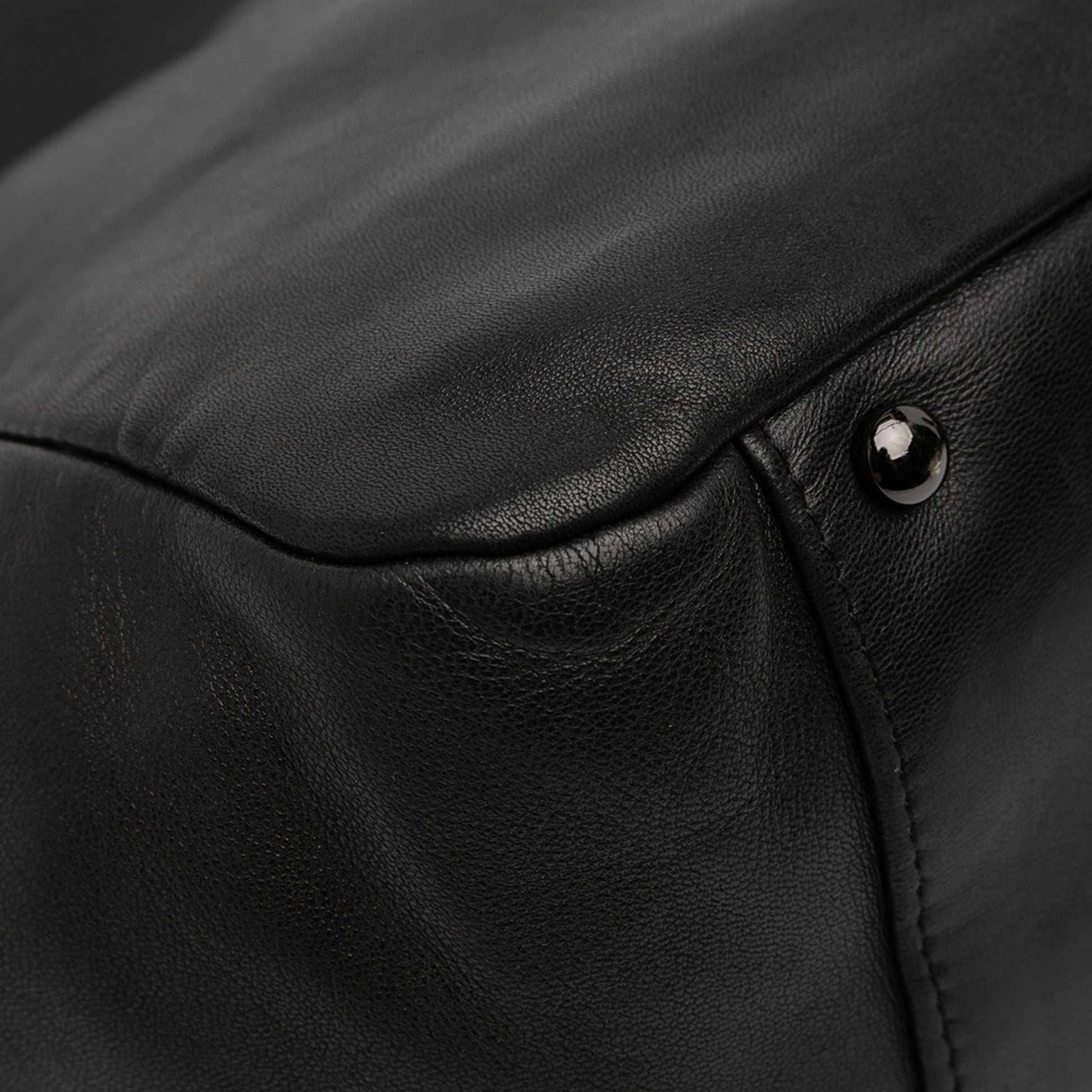 Chanel Lambskin Studded CC Accordion Flap