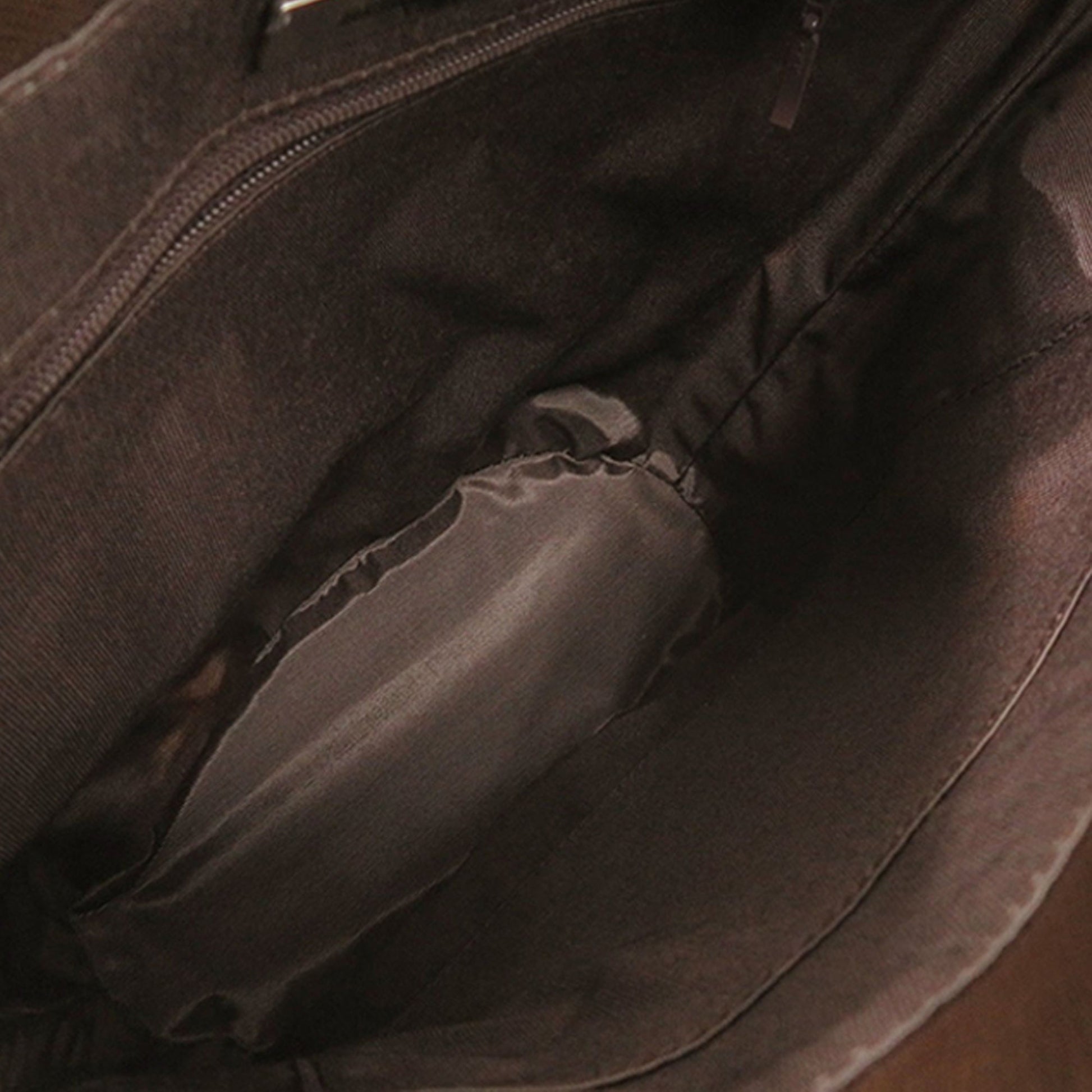 House Check Canvas Bucket Bag