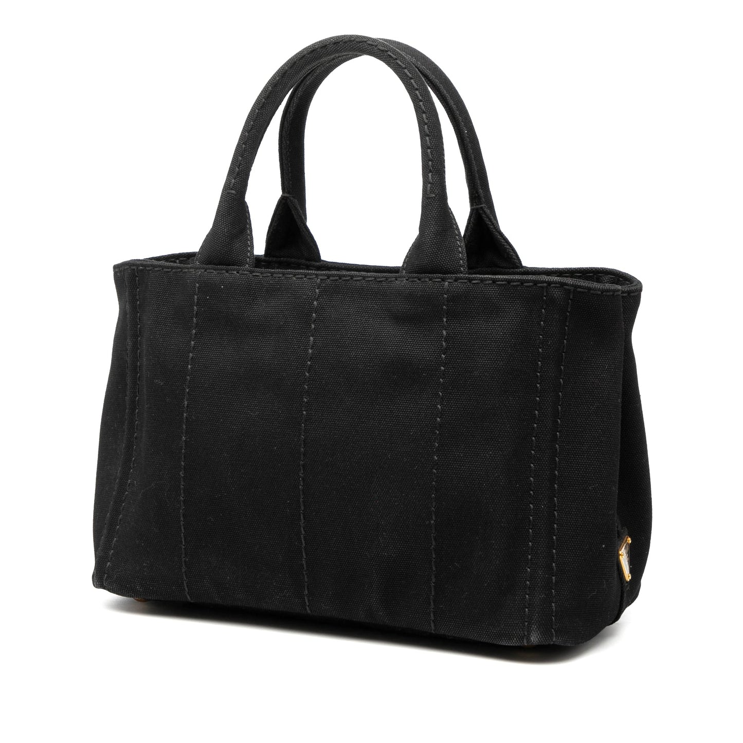 Prada Small Canvas Canapa Logo Satchel