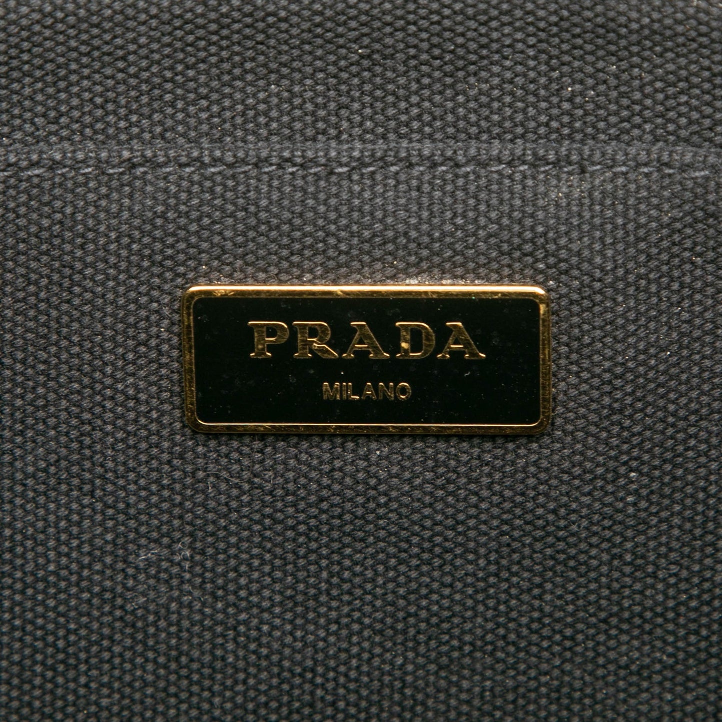 Prada Small Canvas Canapa Logo Satchel