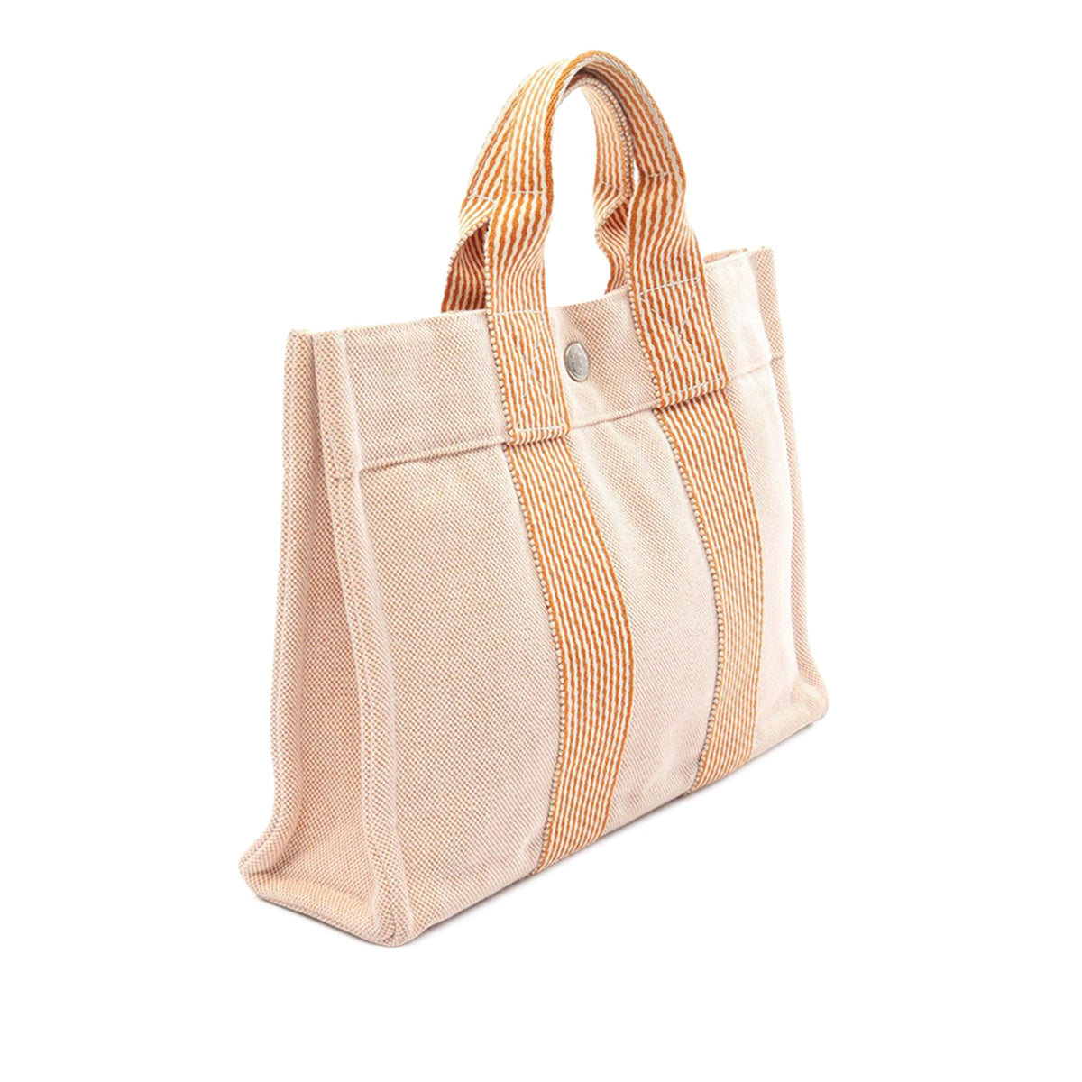 Hermès Canvas Fourre Tout PM — Brown