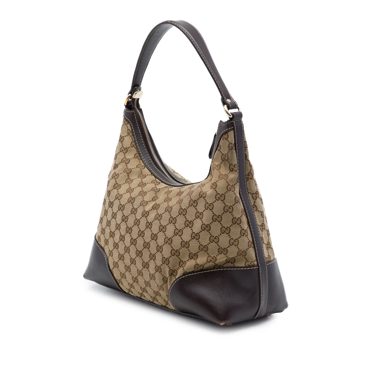 Gucci GG Canvas Lovely Shoulder Bag — Brown