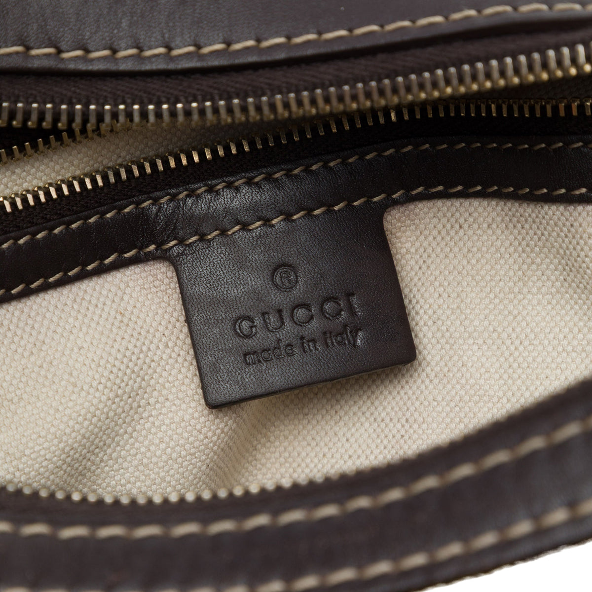 Gucci GG Canvas Lovely Shoulder Bag — Brown