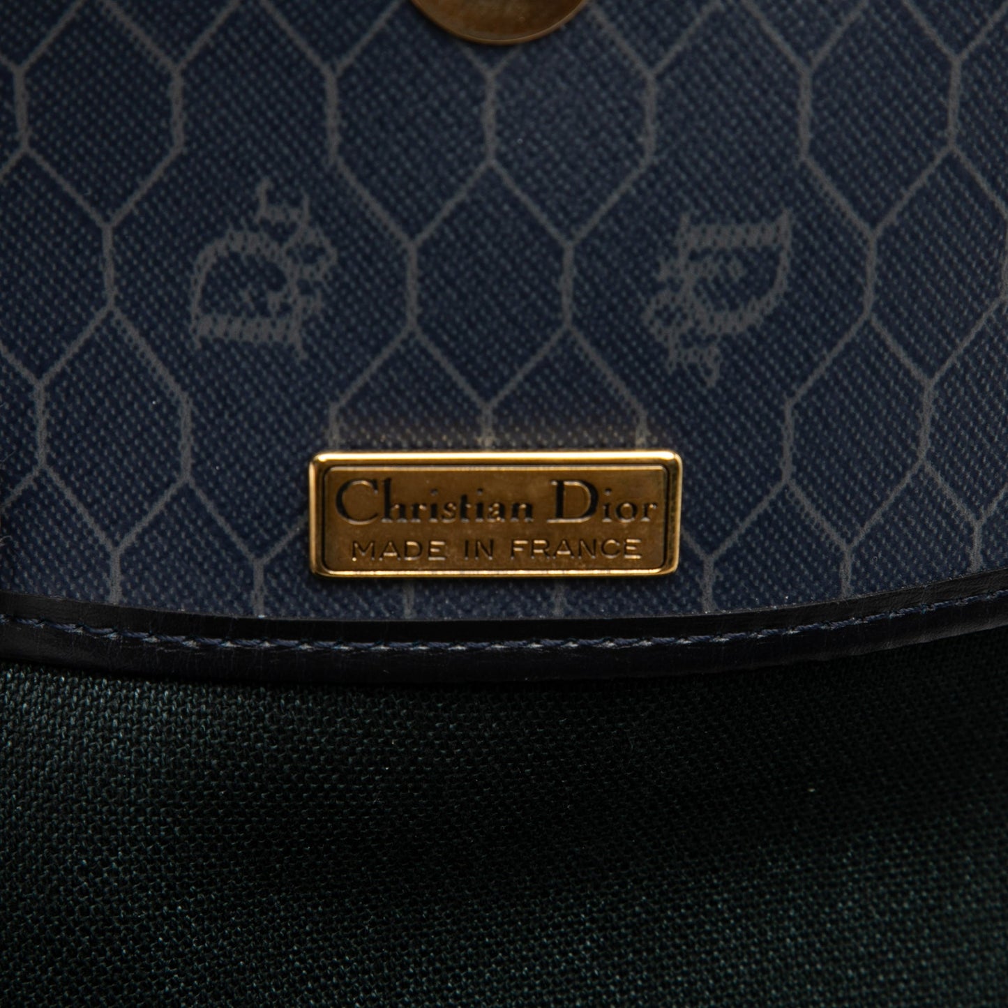 Dior Honeycomb Coated Canvas Crossbody