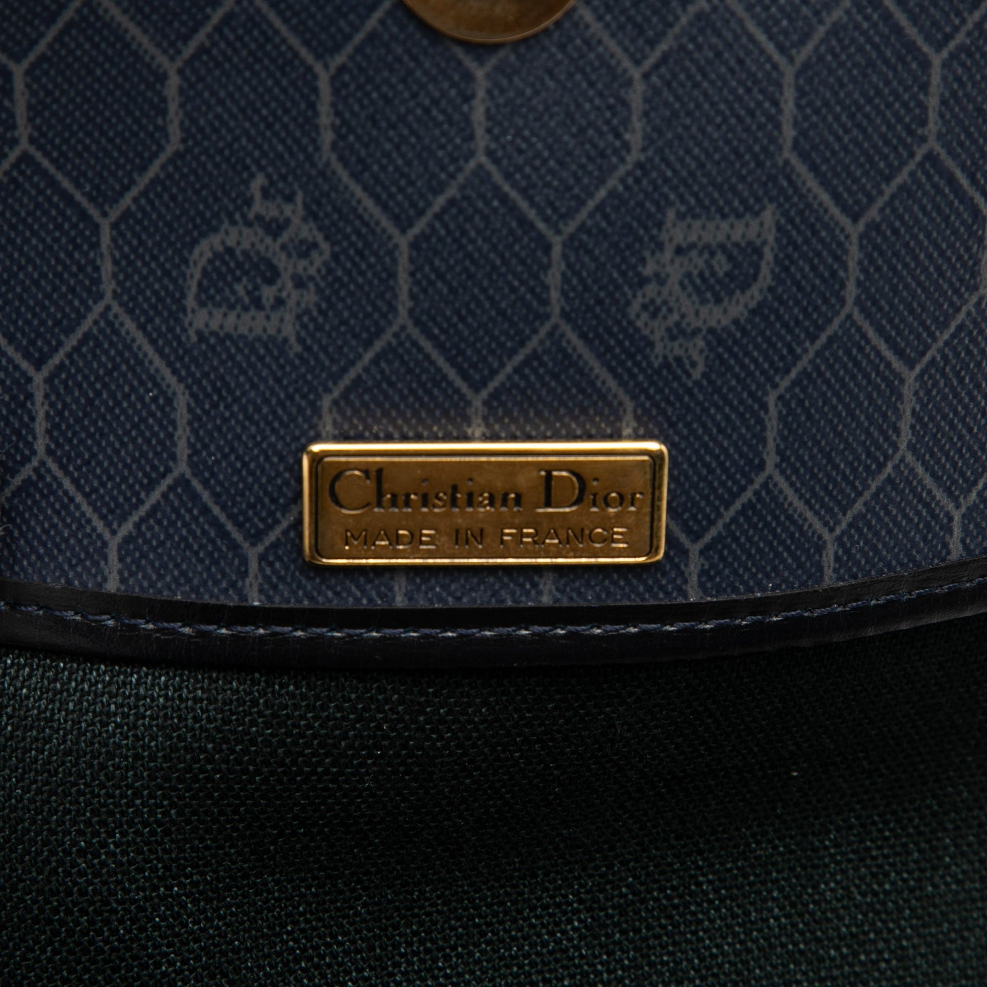 Dior Honeycomb Coated Canvas Crossbody