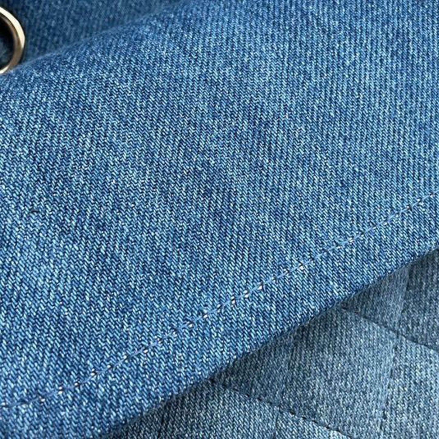 Chanel Medium Classic Washed Denim Double Flap