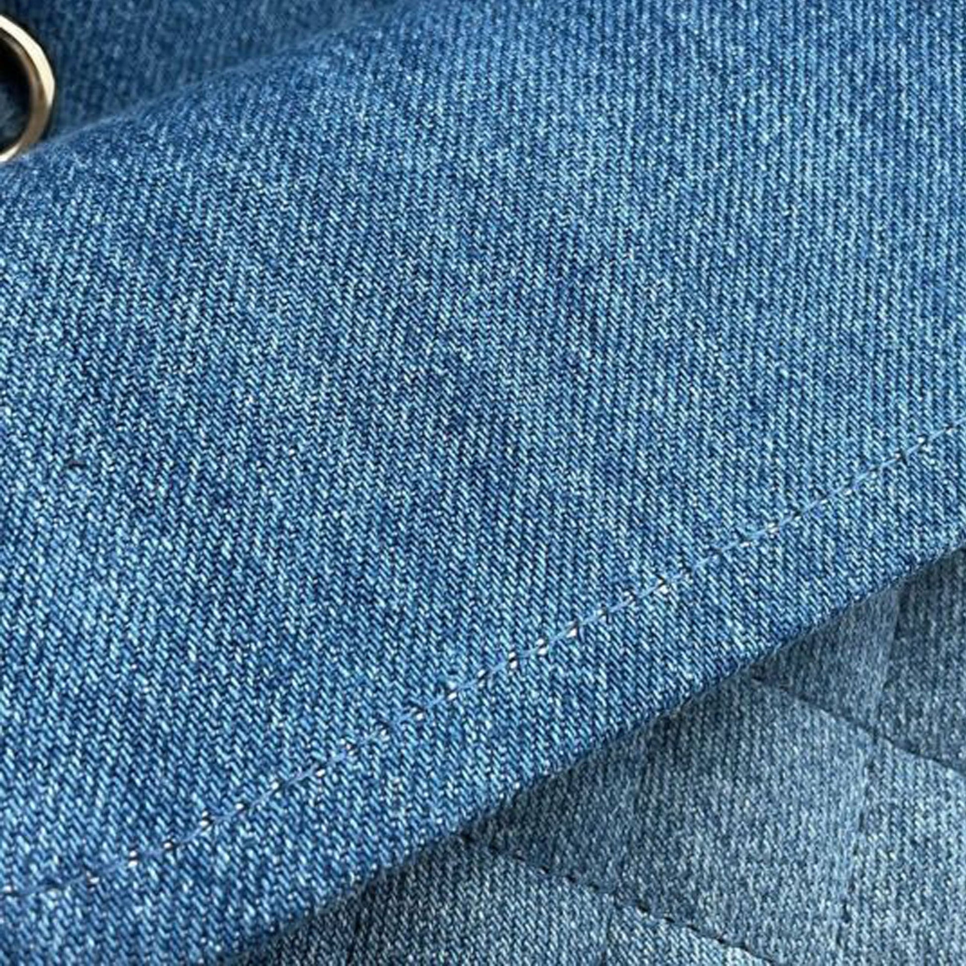 Chanel Medium Classic Washed Denim Double Flap