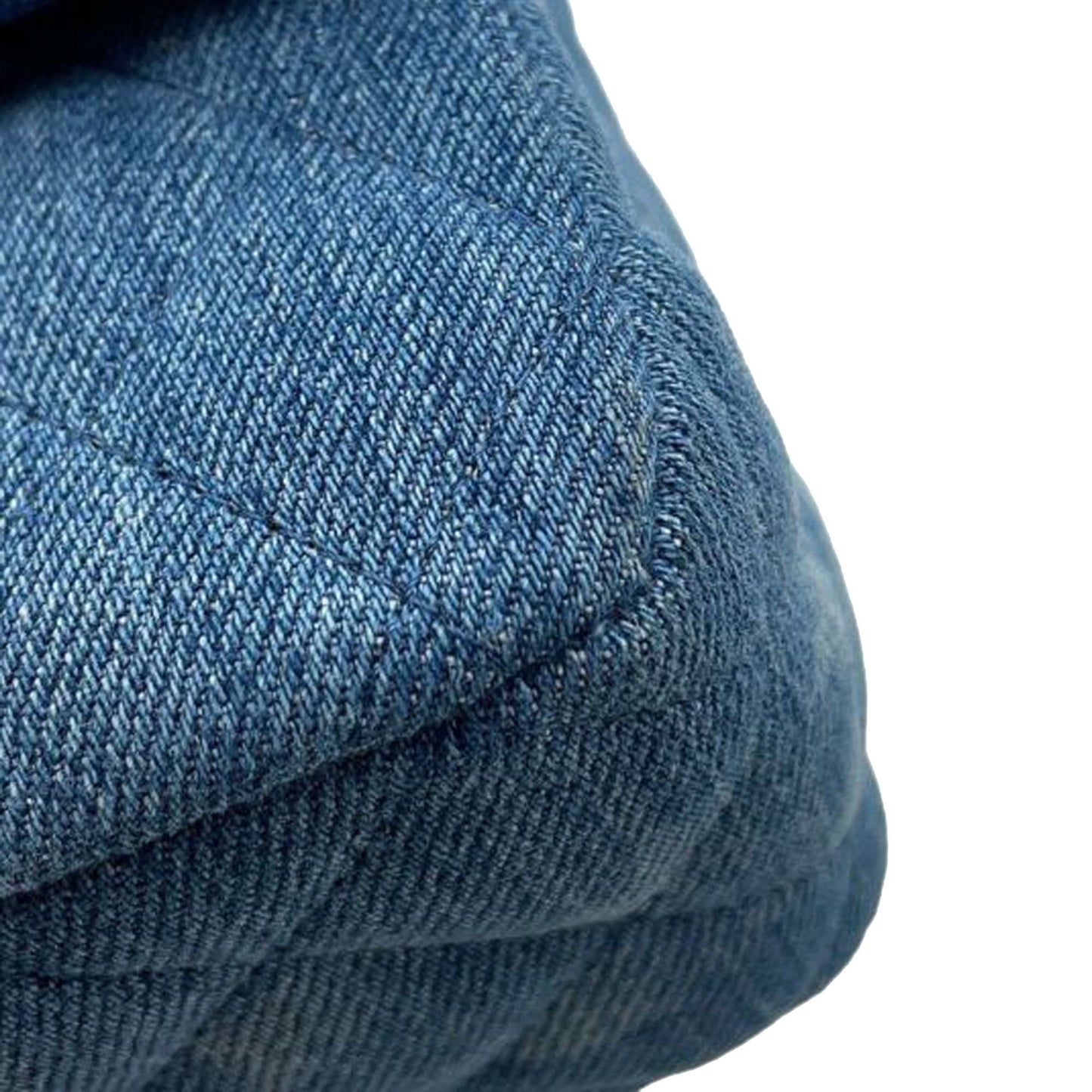 Chanel Medium Classic Washed Denim Double Flap