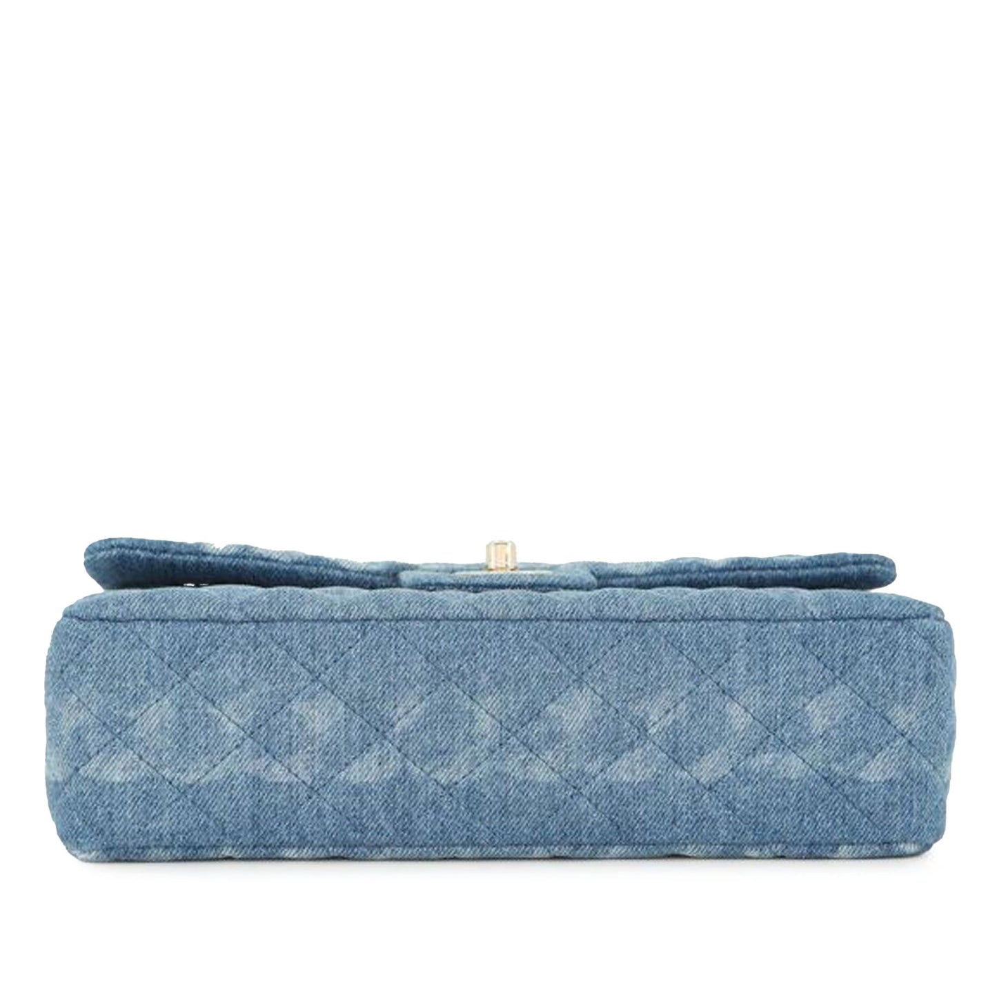 Chanel Medium Classic Washed Denim Double Flap