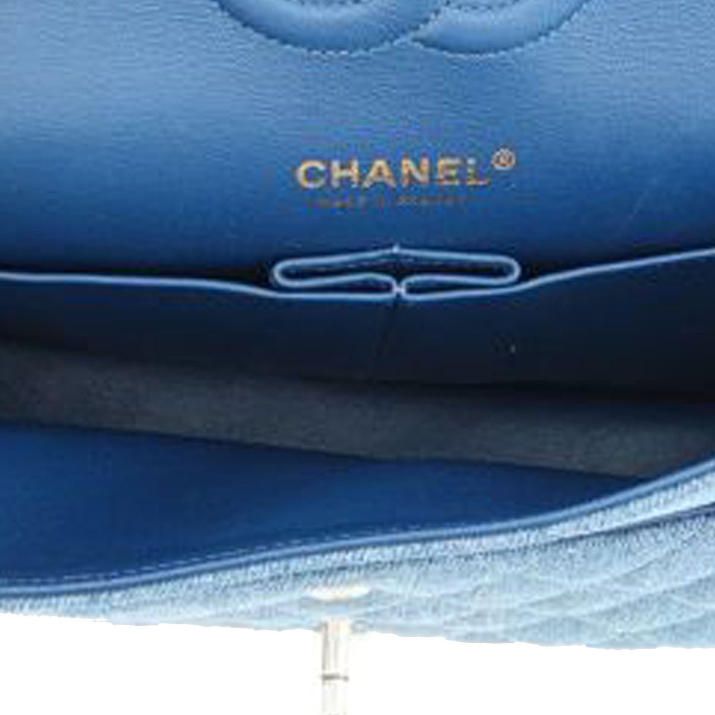 Chanel Medium Classic Washed Denim Double Flap