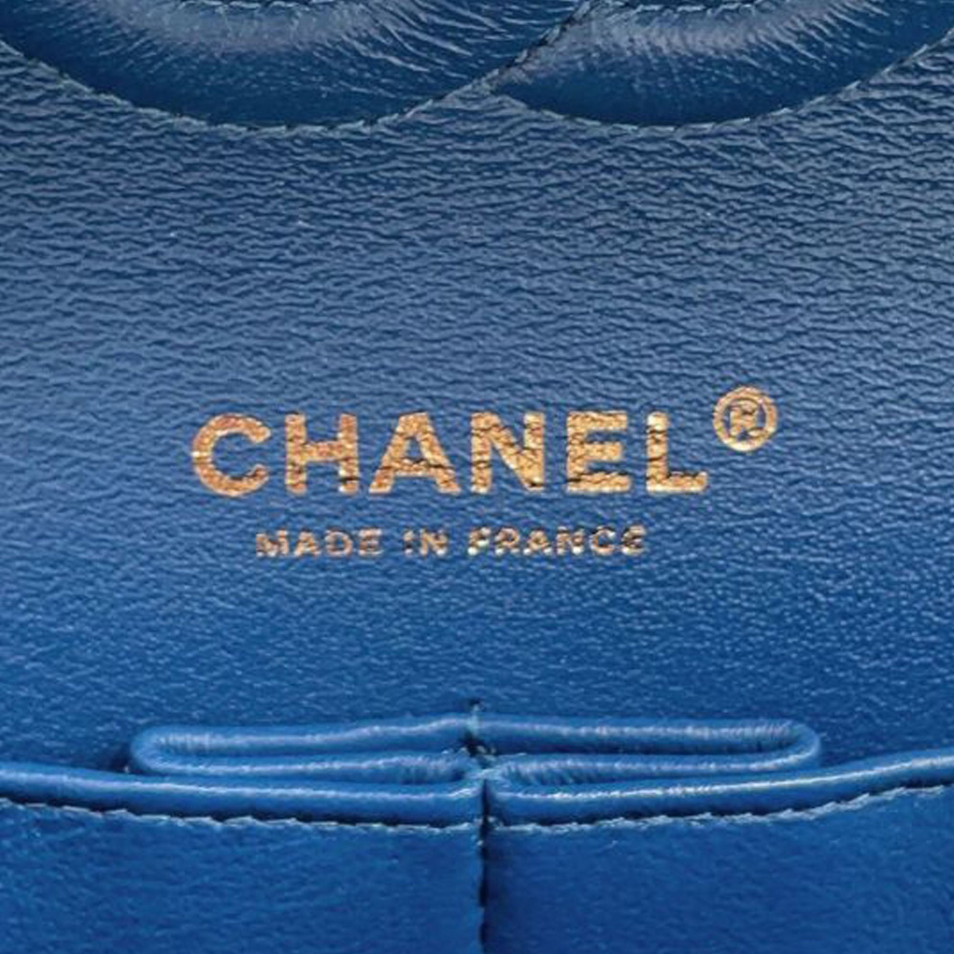 Chanel Medium Classic Washed Denim Double Flap
