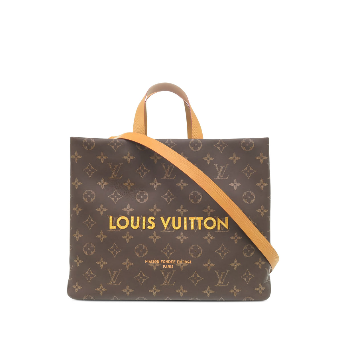 Louis Vuitton Autres Cuir Monogram Shopper Tote MM — Brown