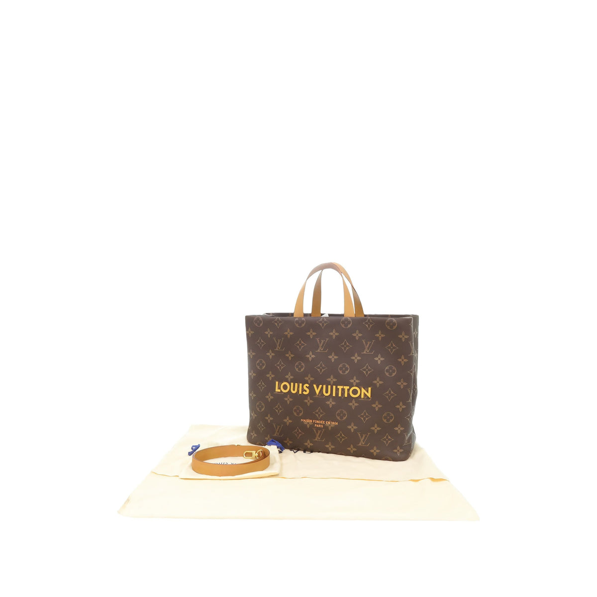 Louis Vuitton Autres Cuir Monogram Shopper Tote MM — Brown