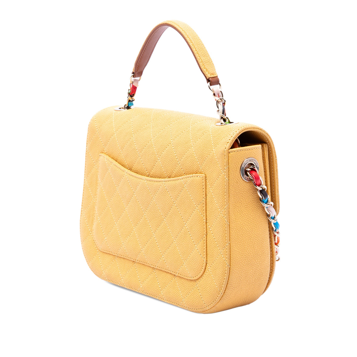 Chanel Paris Cuba Medium Quilted Caviar Thread Around Flap