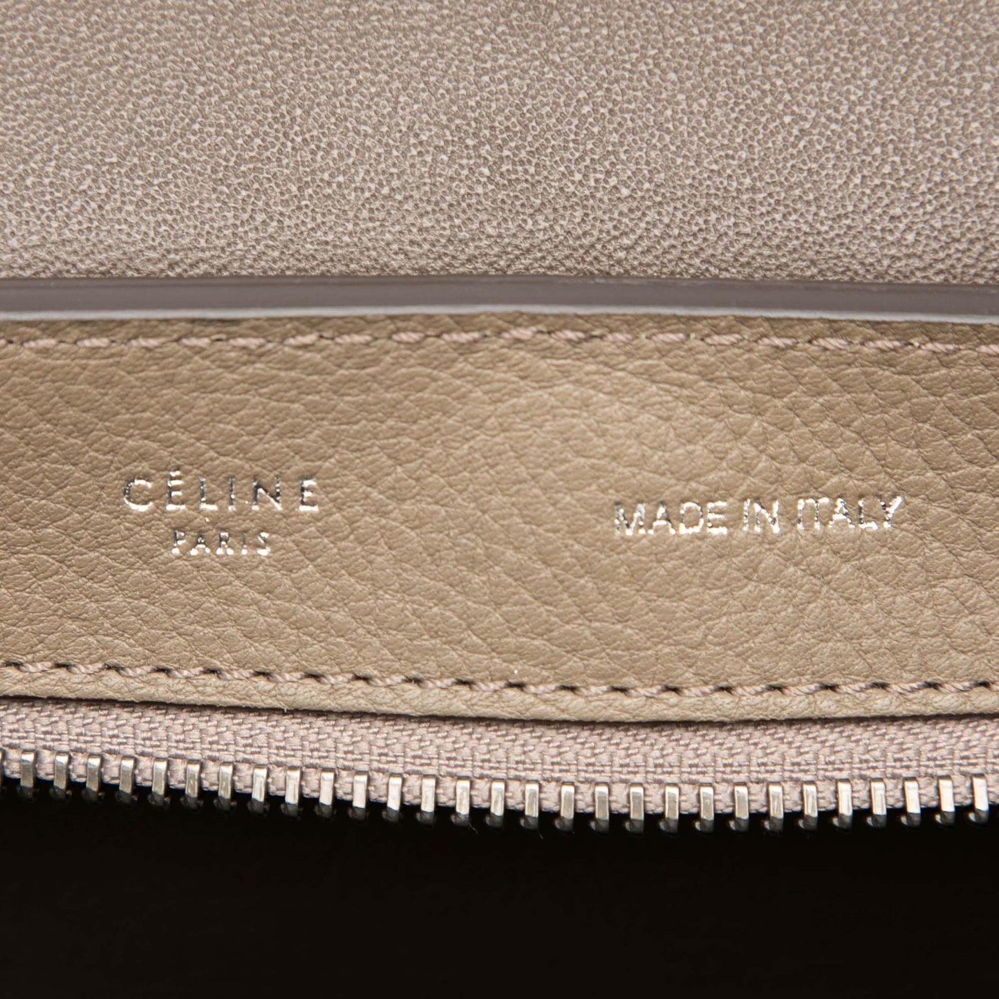 Celine Medium Bicolor Calfskin and Suede Trapeze Satchel
