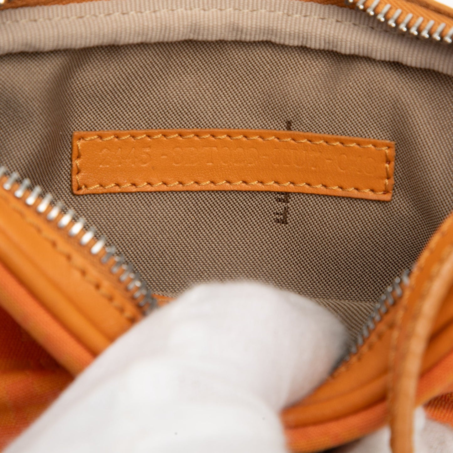 Fendi Mini Zucchino Canvas Zip Crossbody