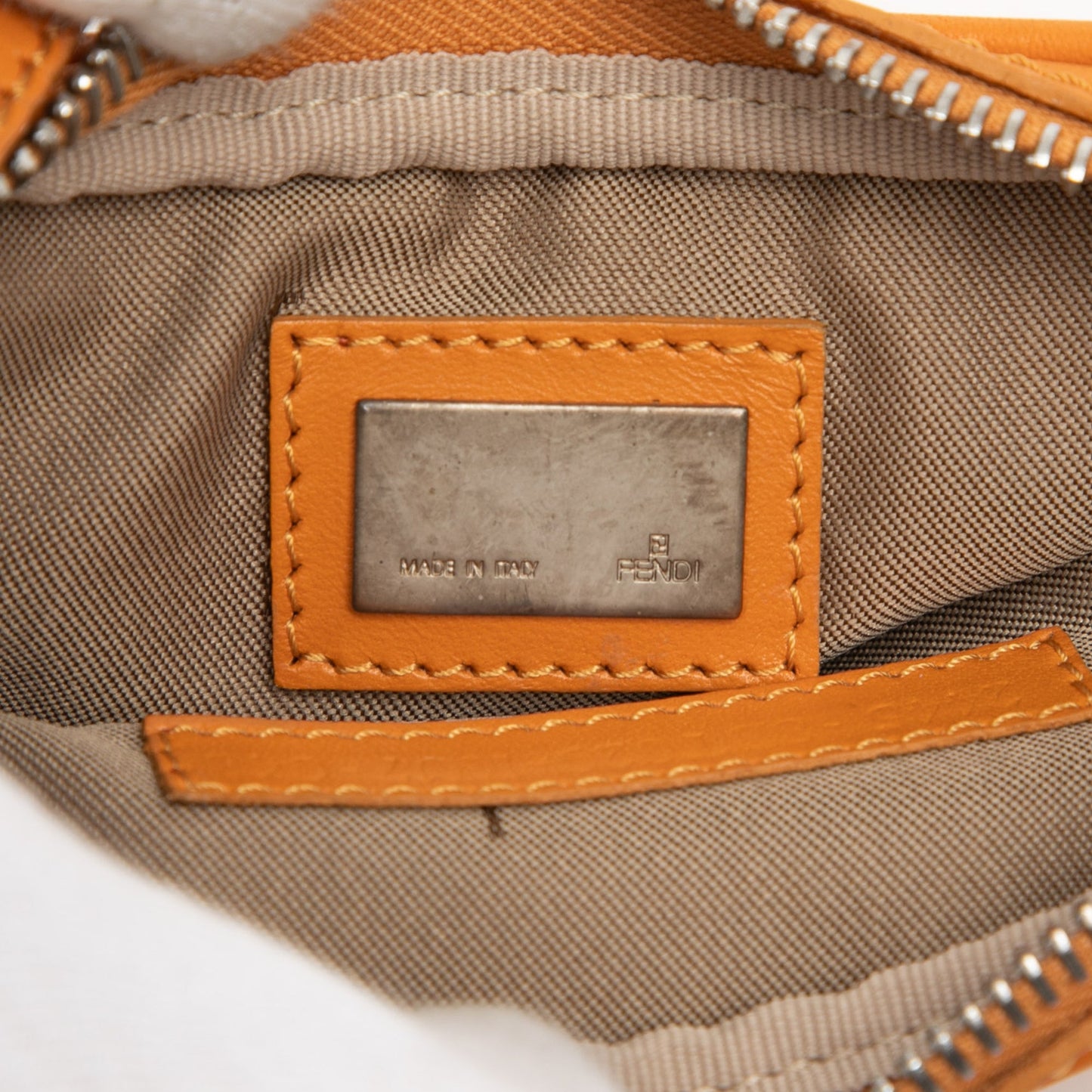 Fendi Mini Zucchino Canvas Zip Crossbody