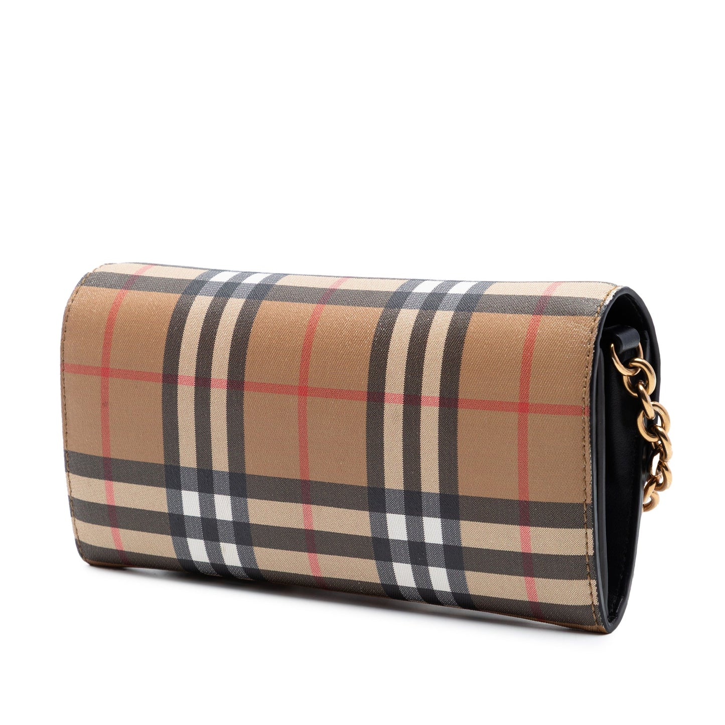 Burberry House Check Canvas Henley Wallet on Chain