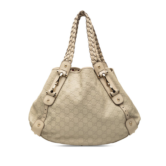 Gucci Guccissima Horsebit Pelham Shoulder Bag