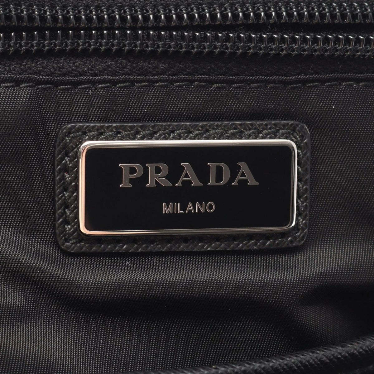 Prada Tessuto Impuntu Backpack — Black