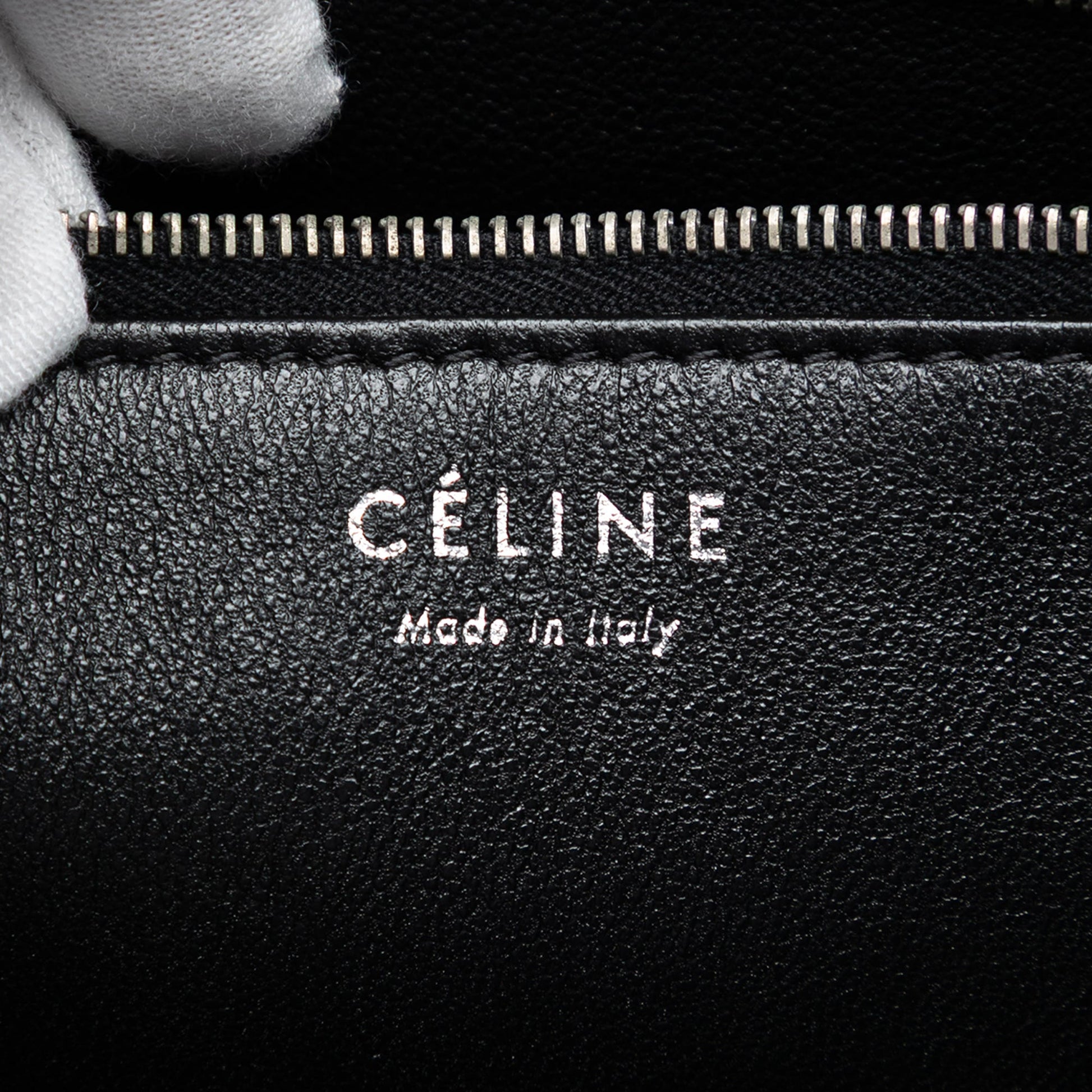 Celine Multicolor Leather and Pony Hair Diamond Shoulder Bag