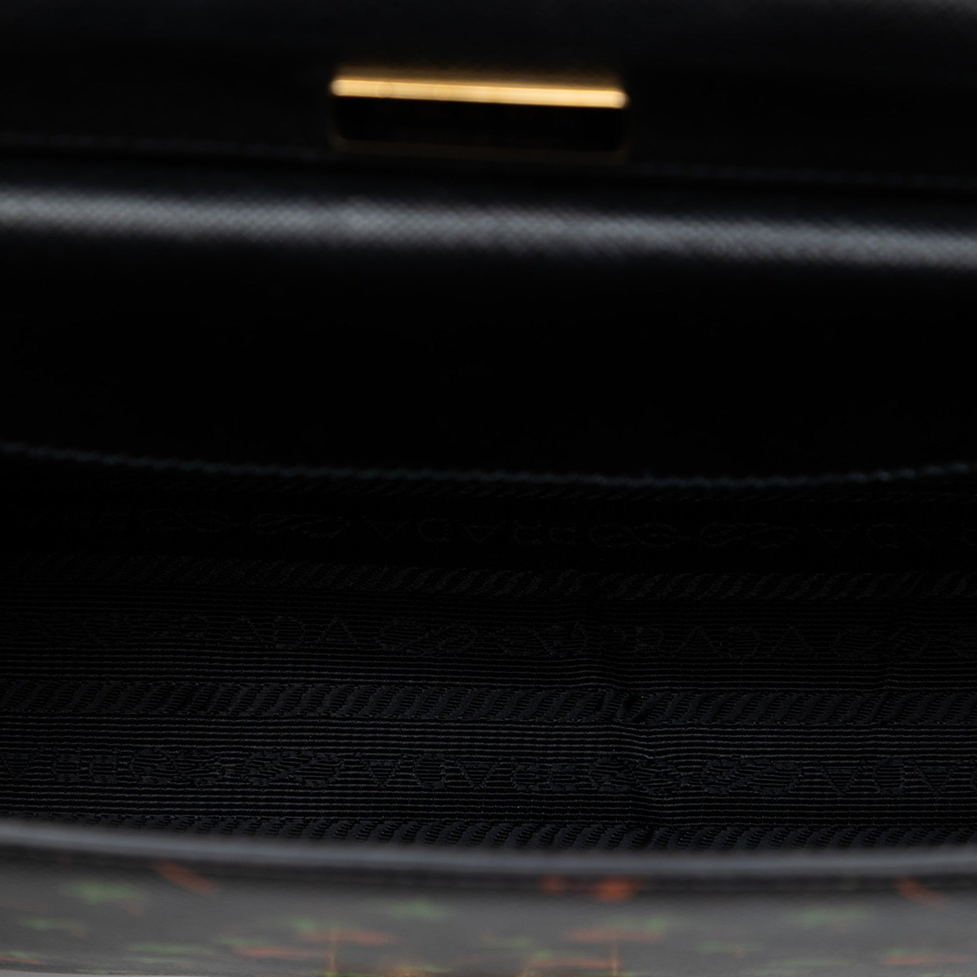 Prada Saffiano Palm Tree and Hut Print Flap Crossbody