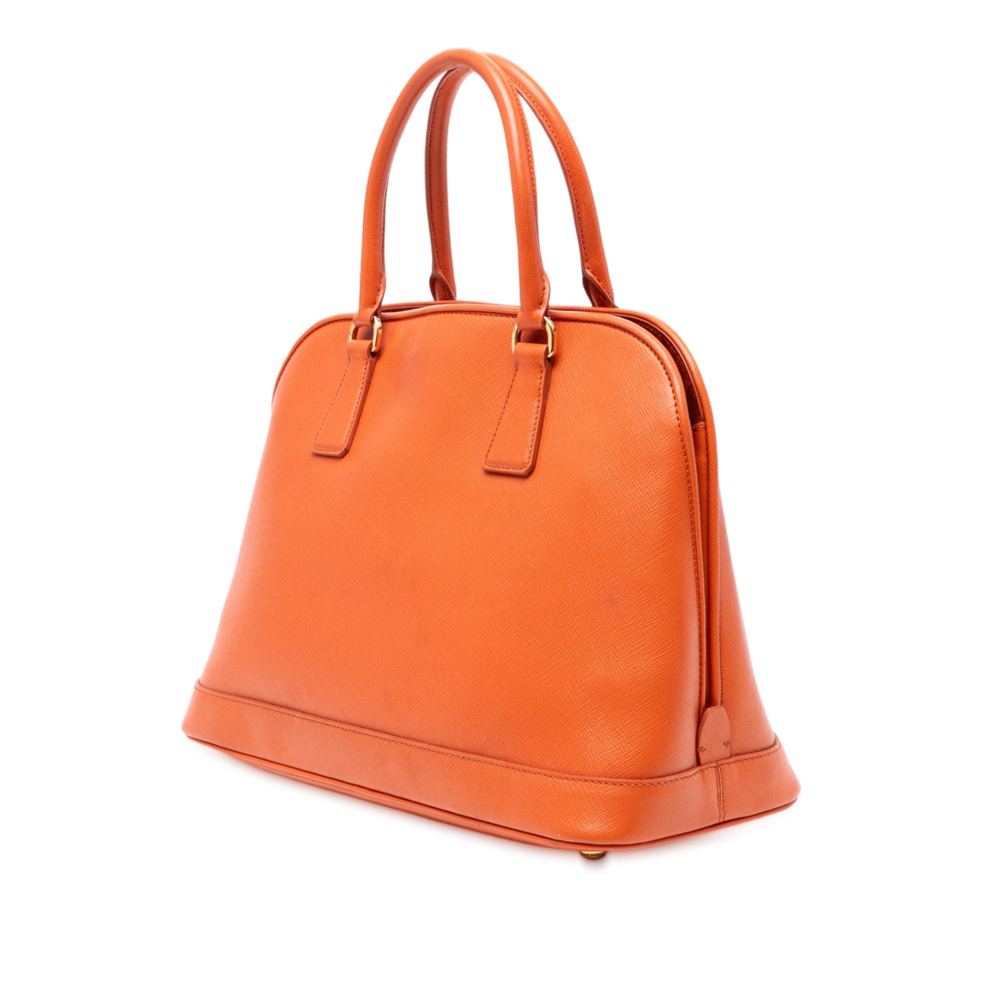 Prada Medium Saffiano Lux Open Promenade Satchel
