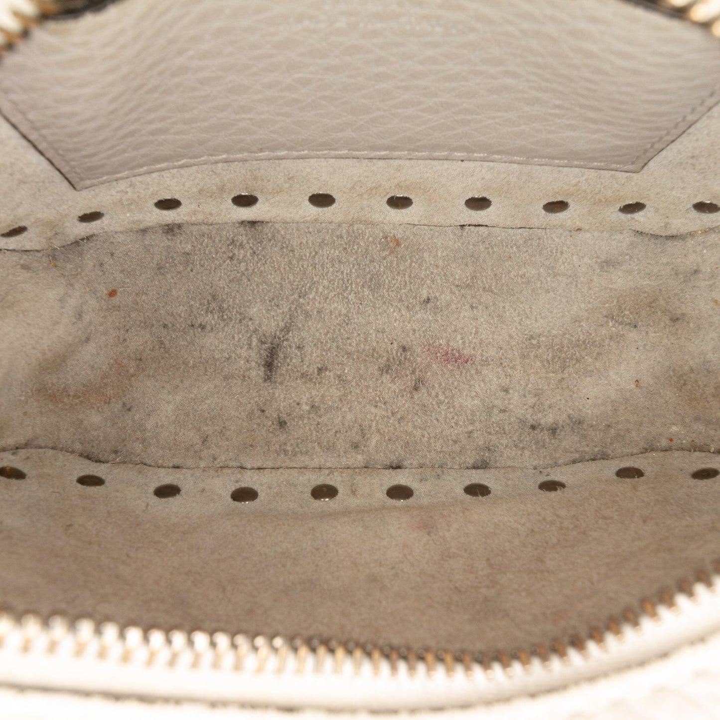 Valentino Pebbled Calfskin Rockstud Flap Pocket Camera Bag