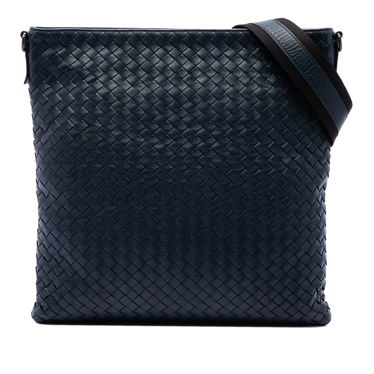 Bottega Veneta Nappa Intrecciato VN Crossbody — Blue
