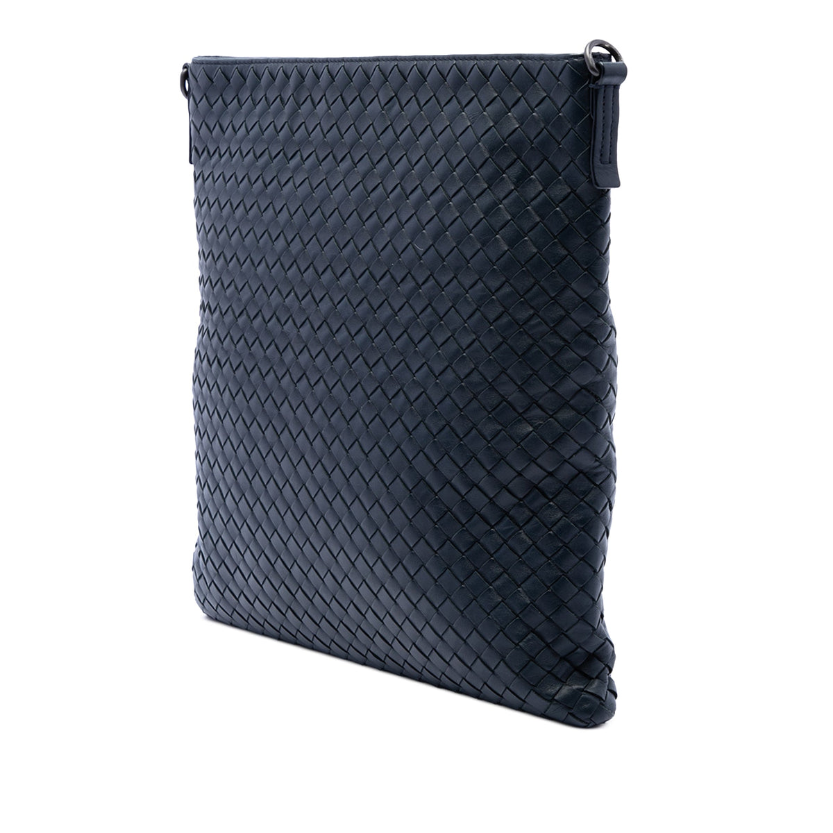 Bottega Veneta Nappa Intrecciato VN Crossbody — Blue