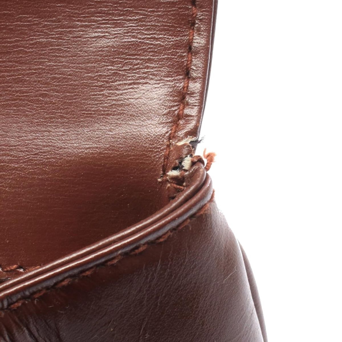 Gucci Calfskin Lady Lock Handbag — Brown