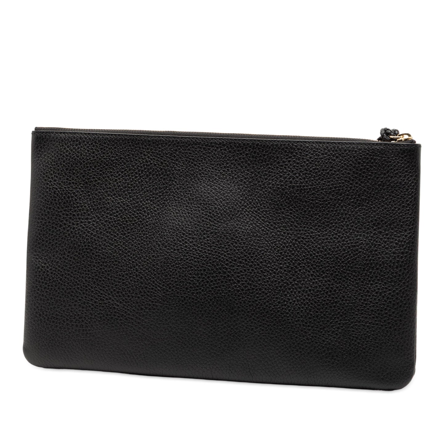 Gucci Calfskin Bamboo Tassel Clutch