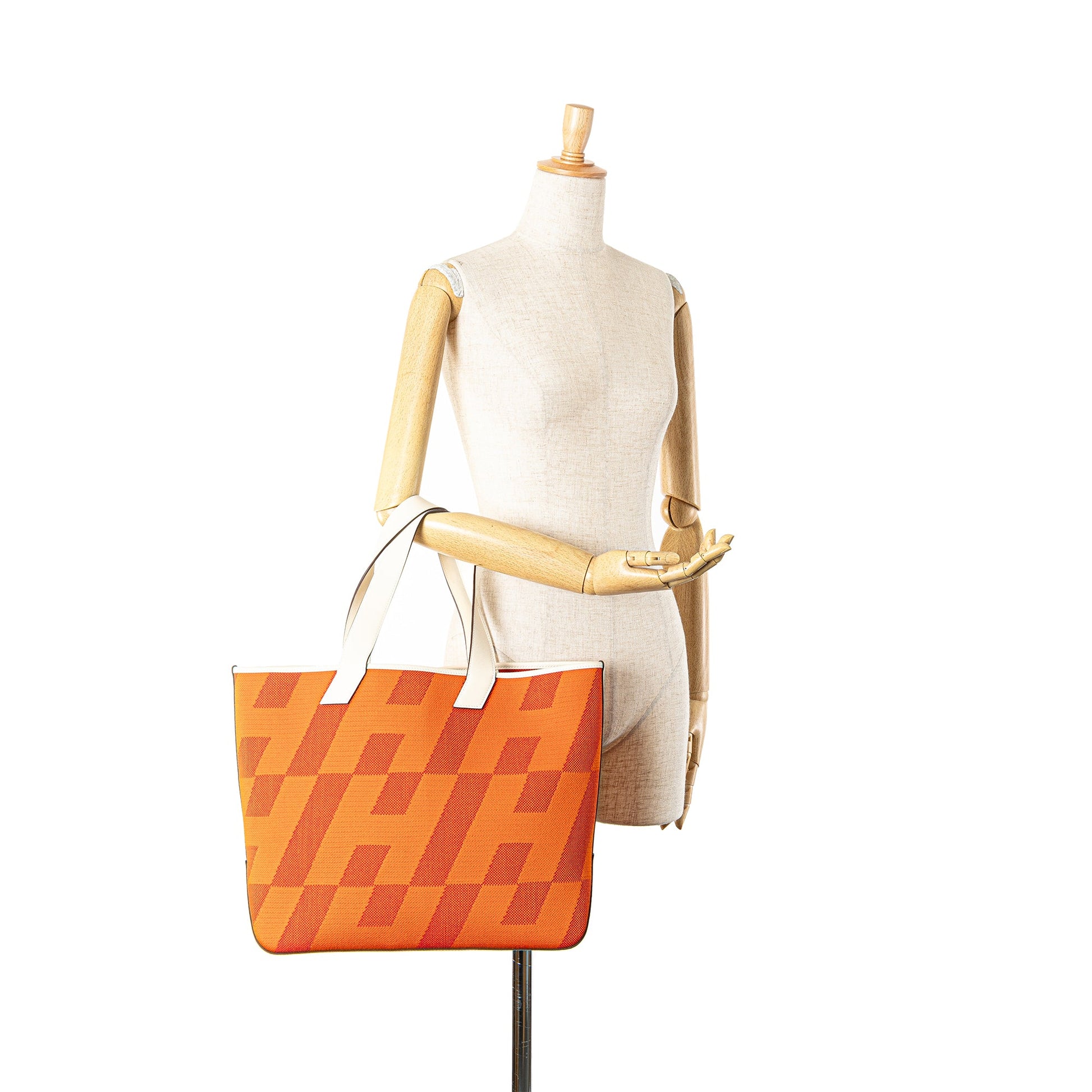 Hermès Toile H and Swift Cabas H en Biais 40