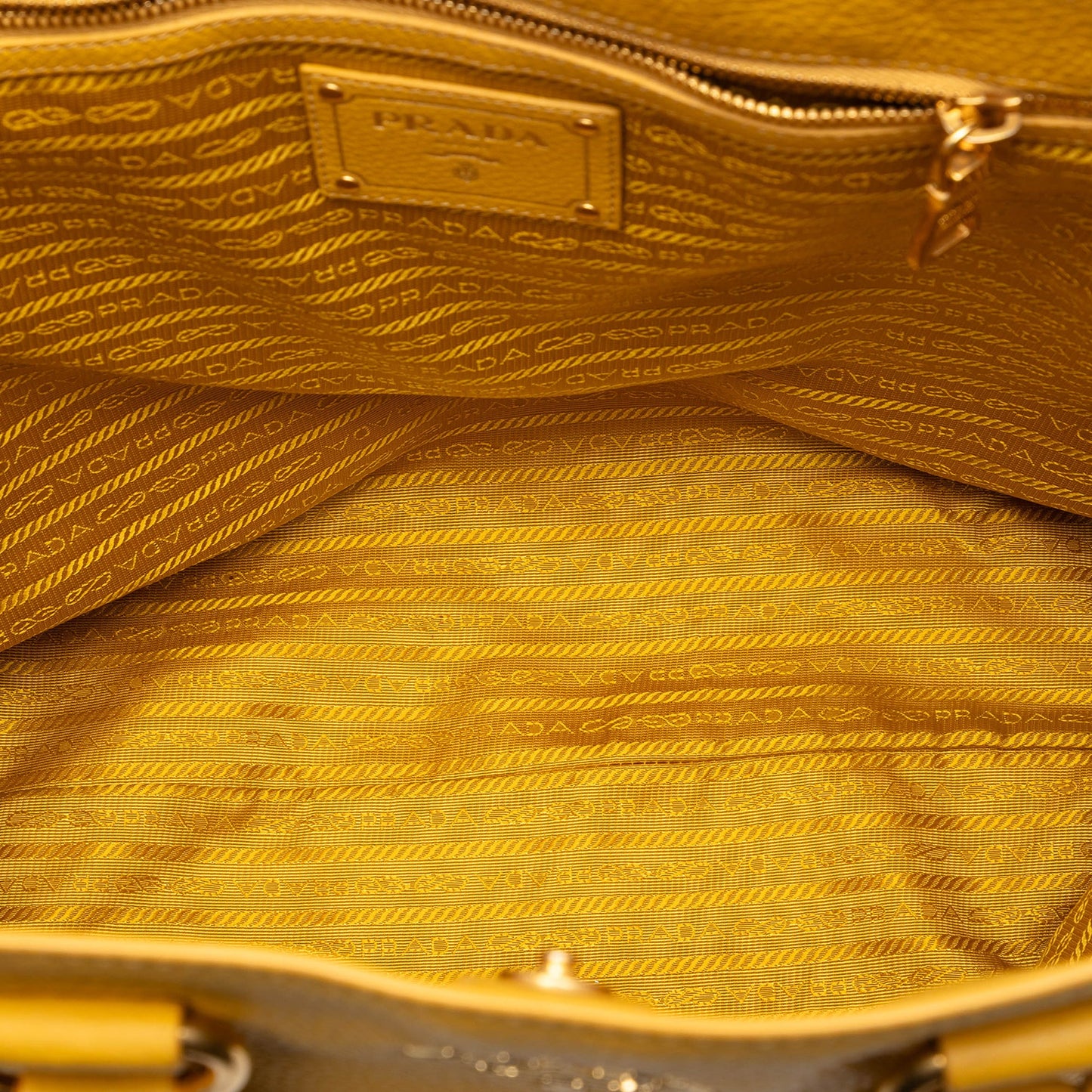 Prada Vitello Daino Open Convertible Tote