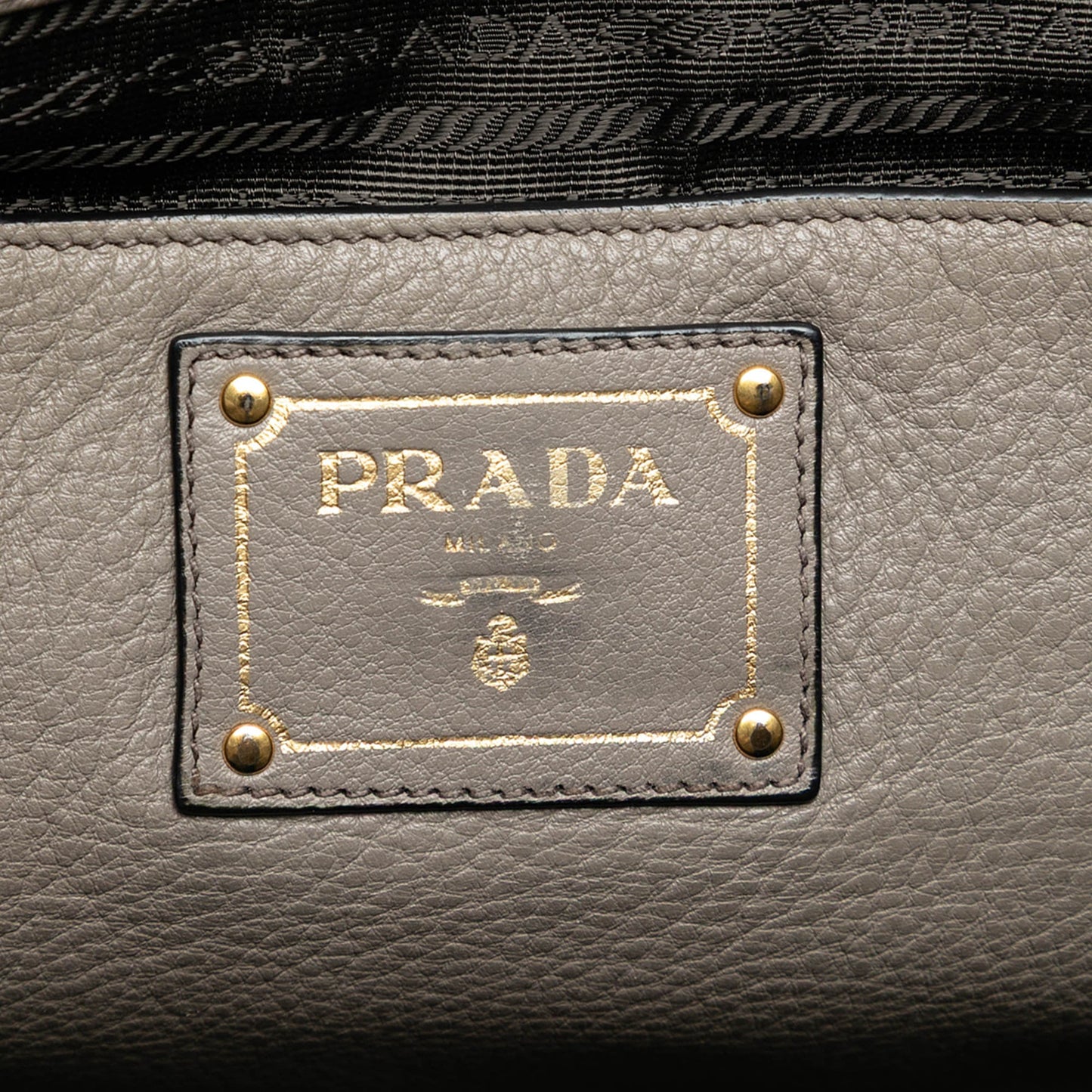 Prada Vitello Daino Open Convertible Tote