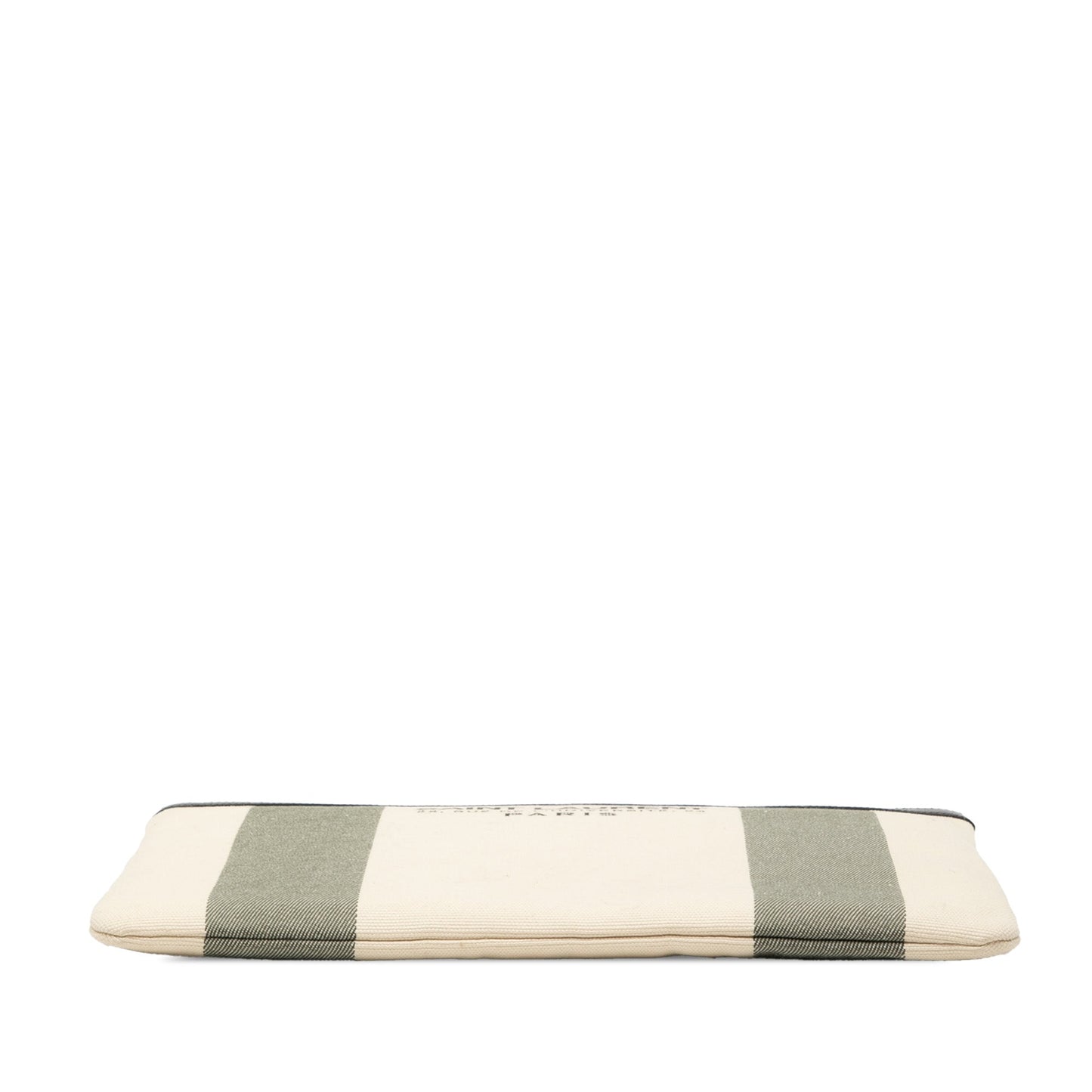 Saint Laurent Canvas Beach Zip Clutch