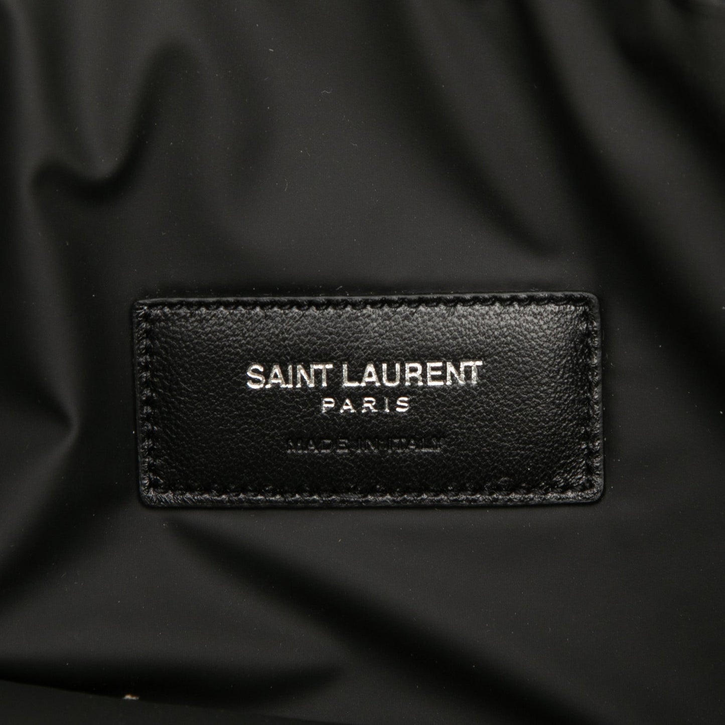 Saint Laurent Canvas Beach Zip Clutch
